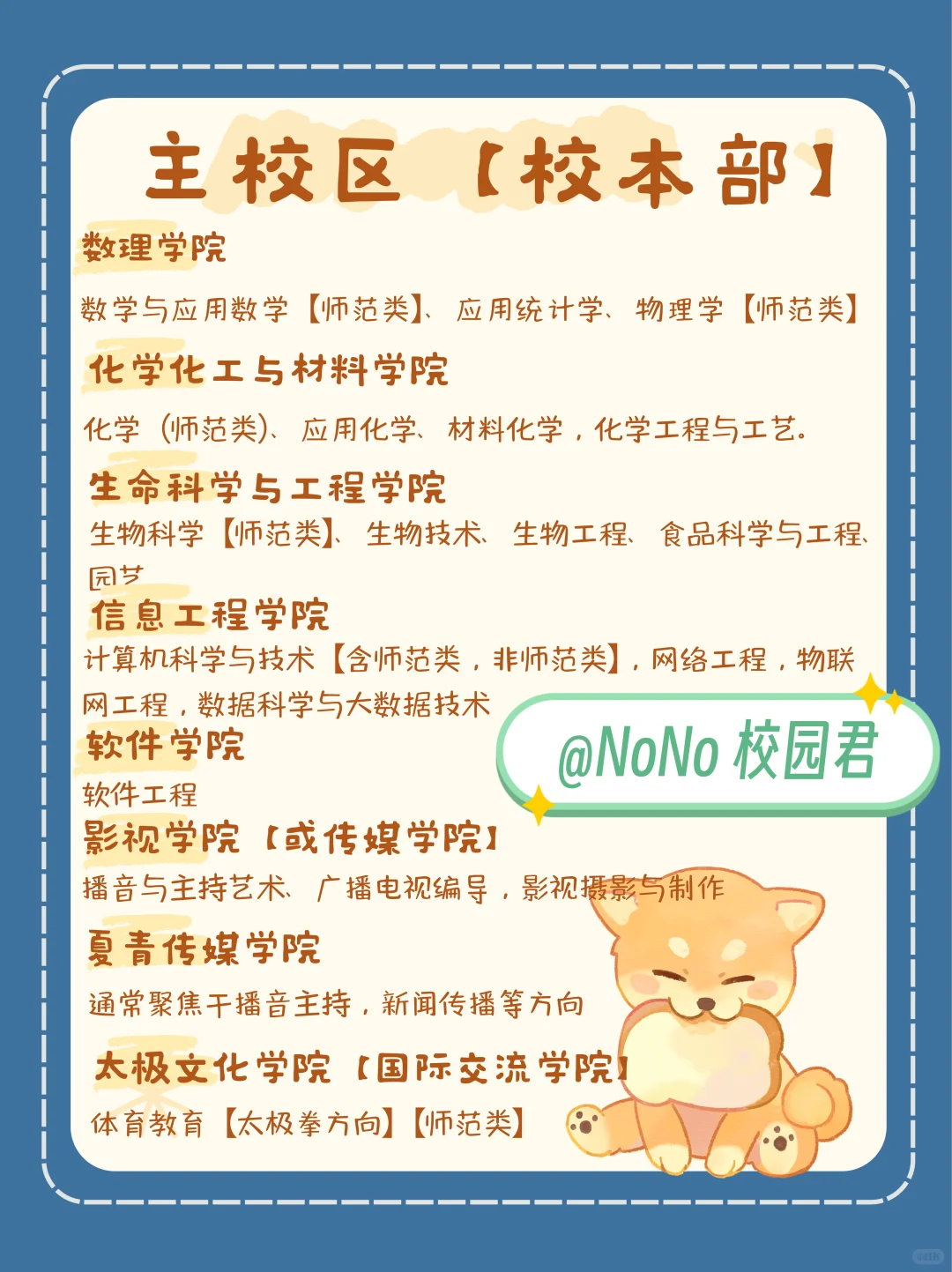 邯郸学院专业及校区分布（25 最新版）