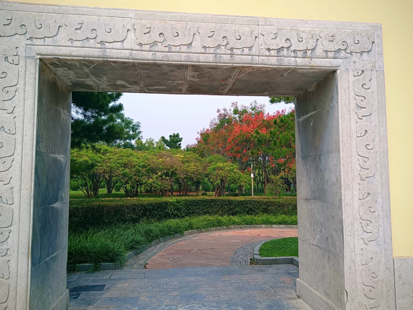 邯郸赵苑公园，赵武灵王胡服骑射处