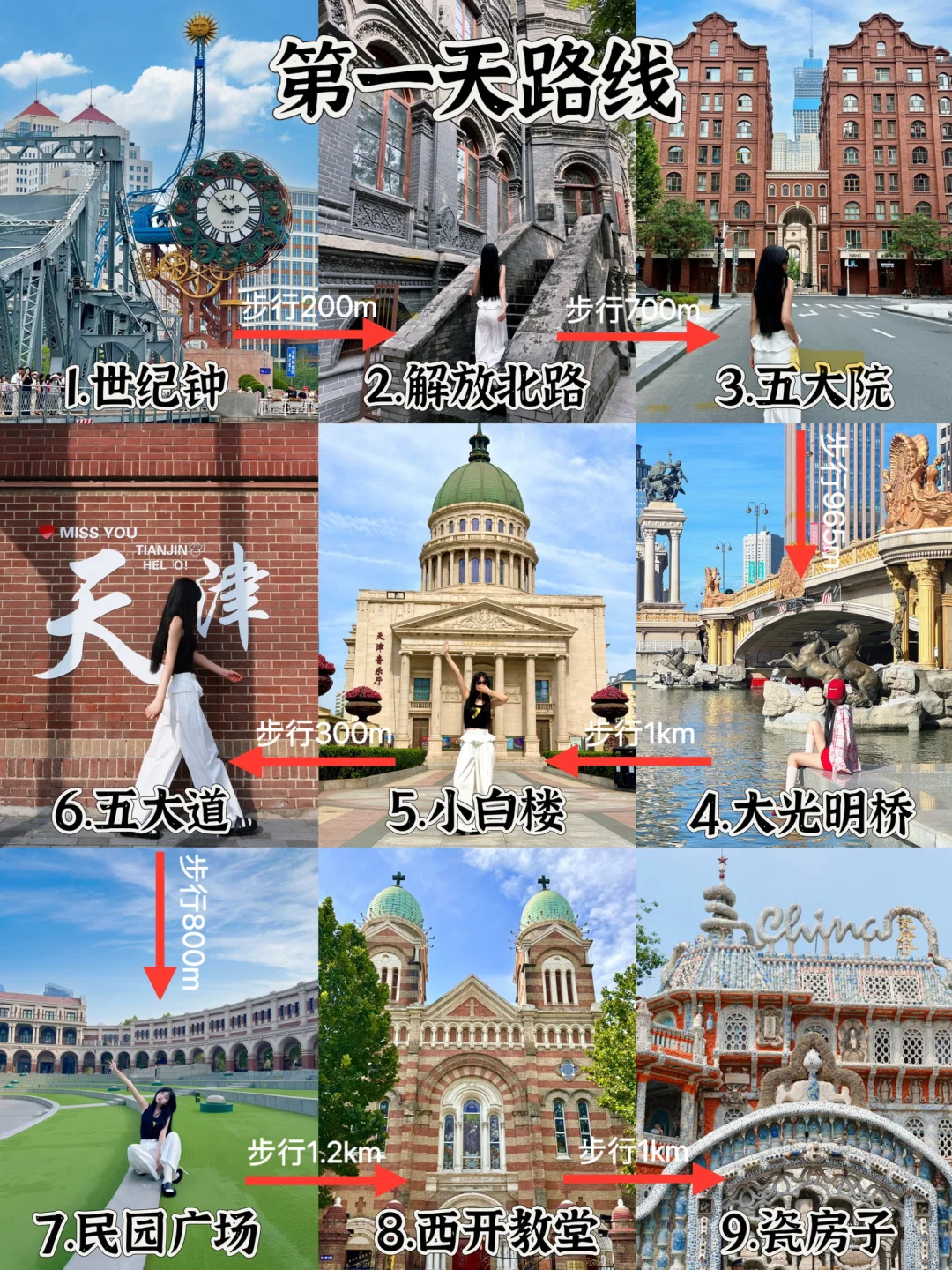 人均300💰天津48h特种兵citywalk路线攻略🎡