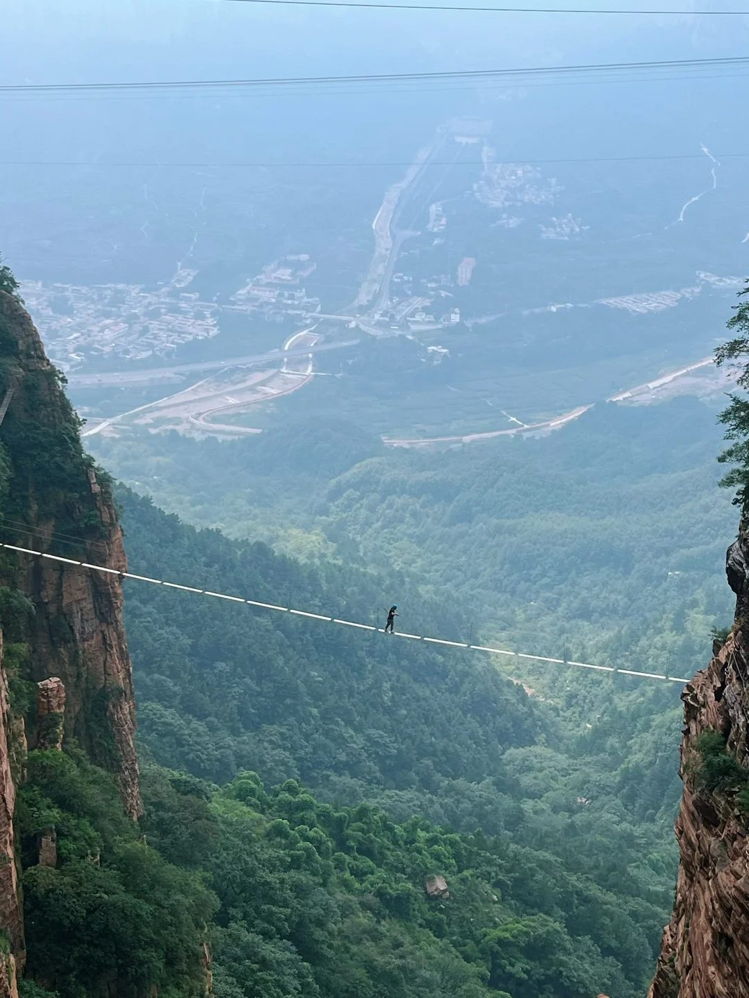 邯郸旅行：东太行山，看别人玩飞拉达好刺激！！