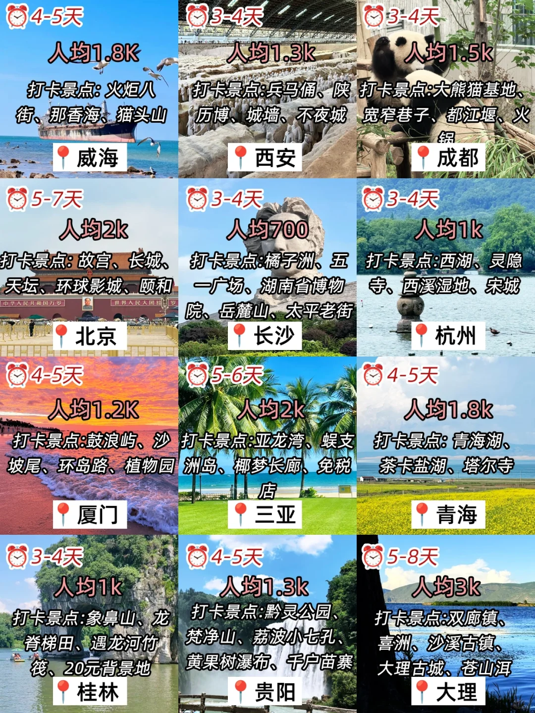 国庆去哪玩攻略✅全程干货❗️请自带矿泉水