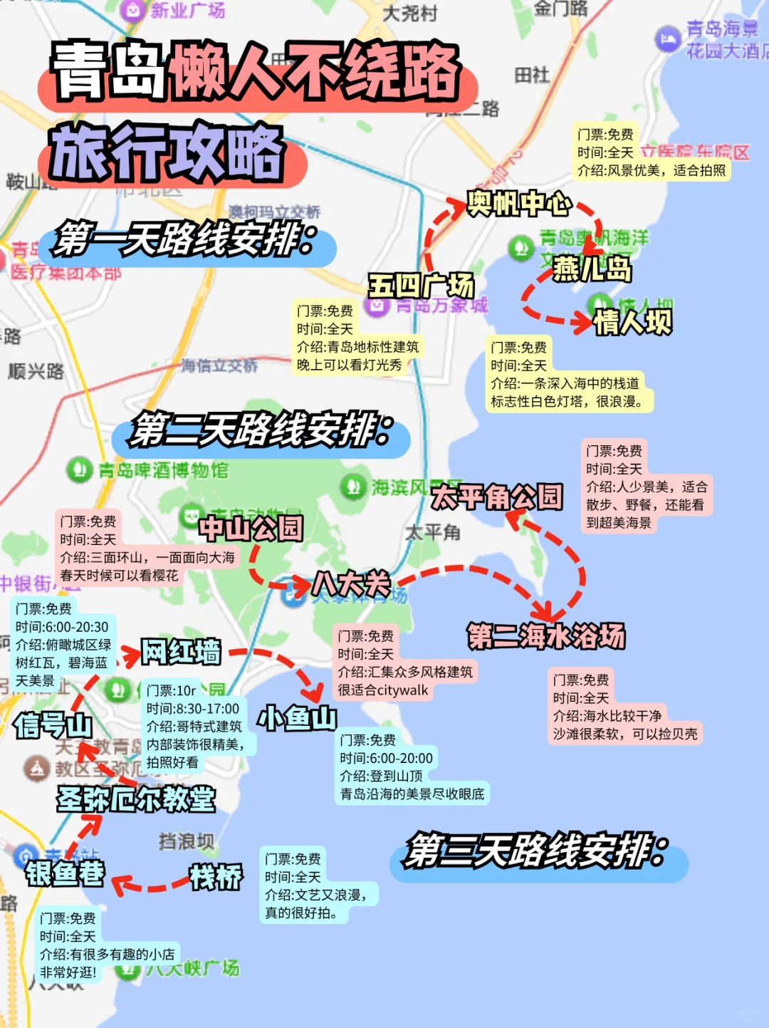 青岛本地人整理的游玩攻略！快来抄作业！