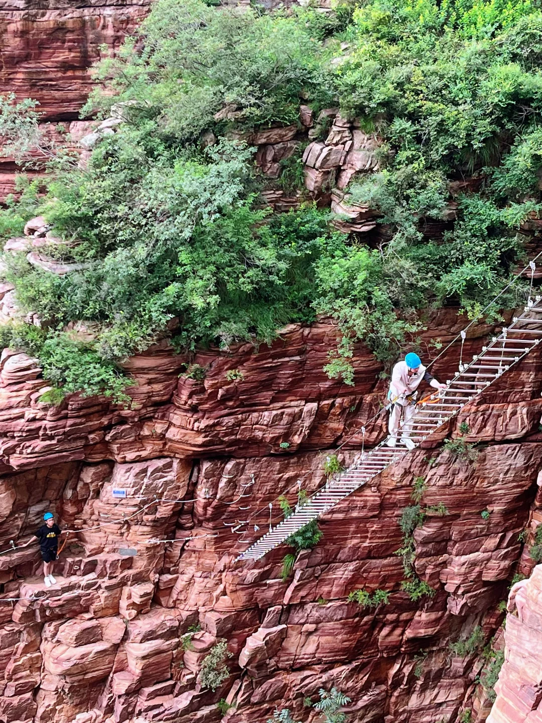 邯郸旅行：东太行山，看别人玩飞拉达好刺激！！