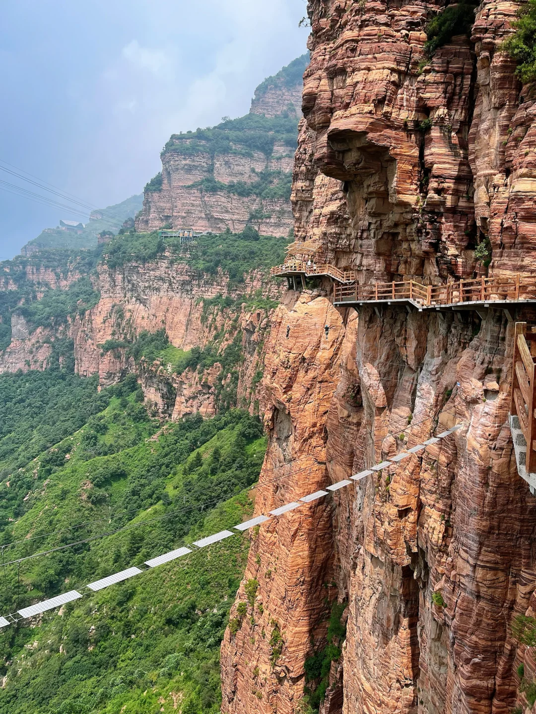 邯郸旅行：东太行山，看别人玩飞拉达好刺激！！