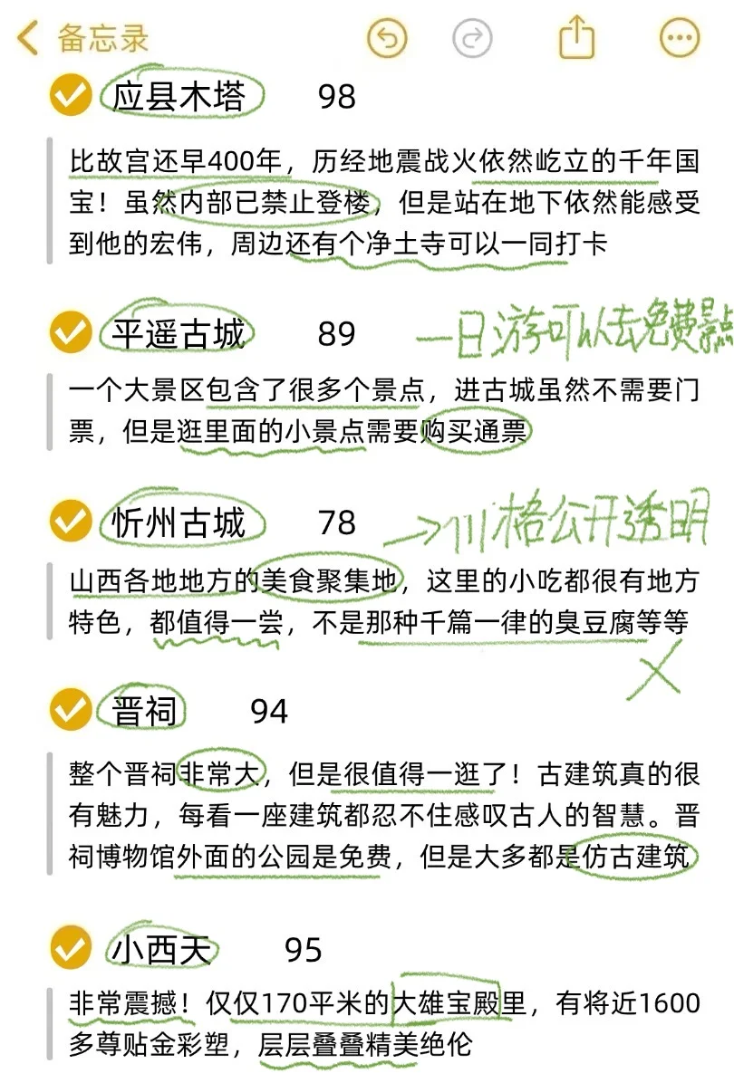 纯主观锐评山西各大热门景点……