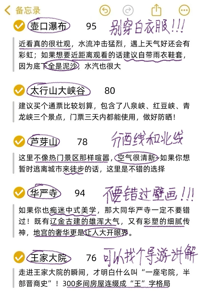 纯主观锐评山西各大热门景点……