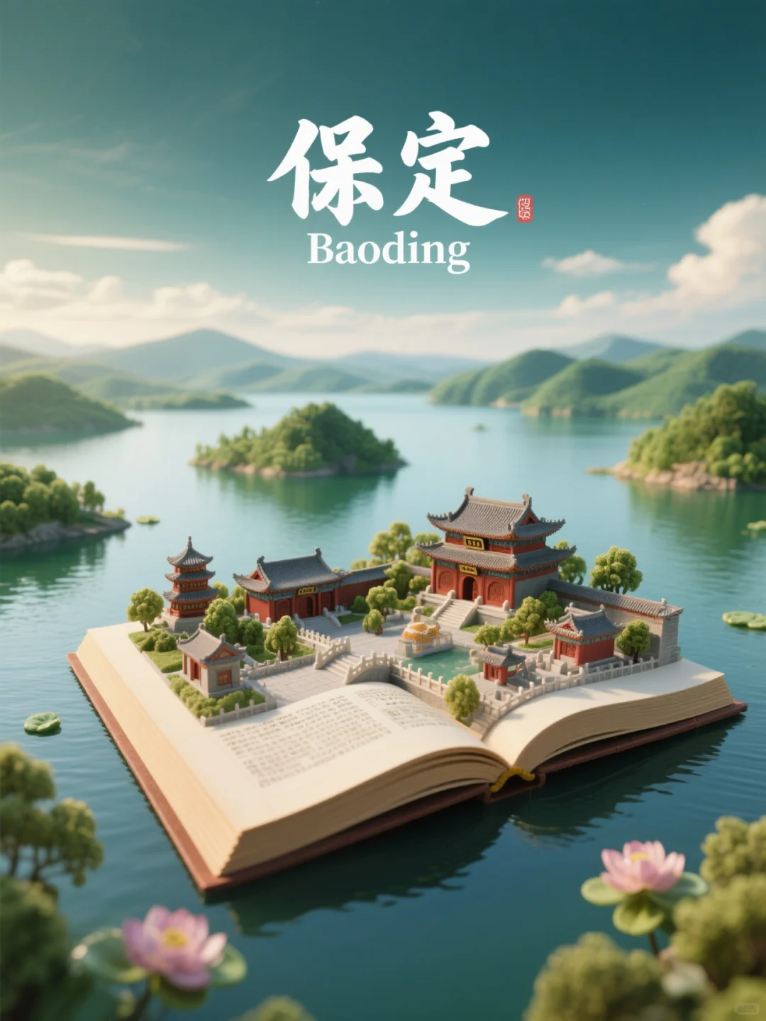 发现宝藏!古书里的河北城市微缩模型📌