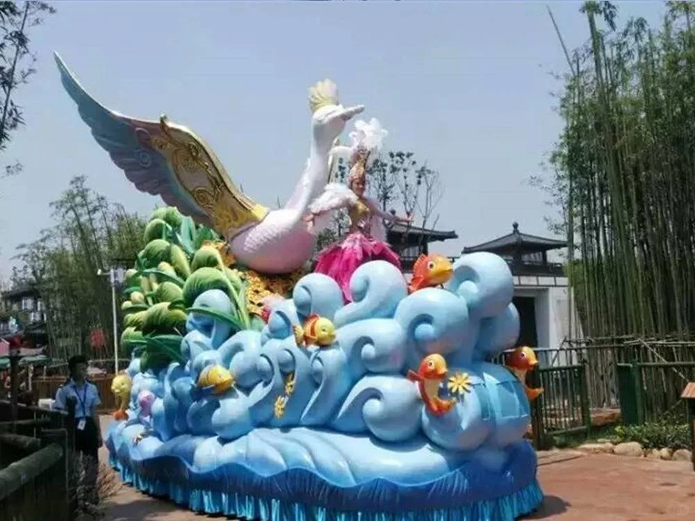 景区电动观光车_卡通萌宠造型车