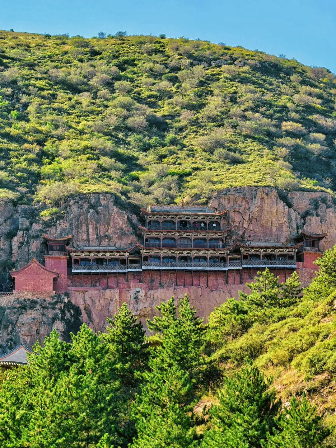 99%的人不知道大同还有一座免费的悬空寺❗