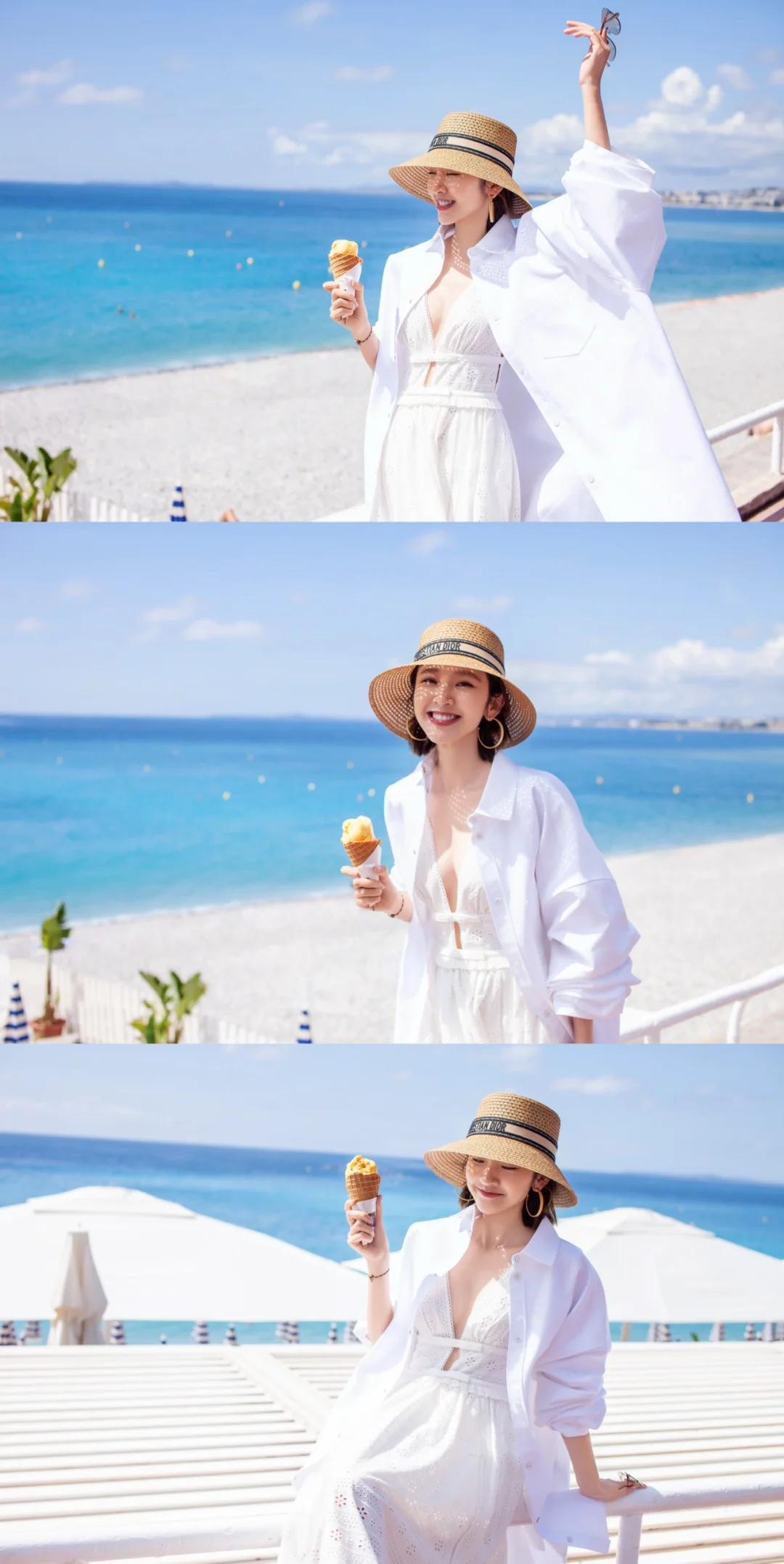 阳光是最好的滤镜，打卡南法的海~