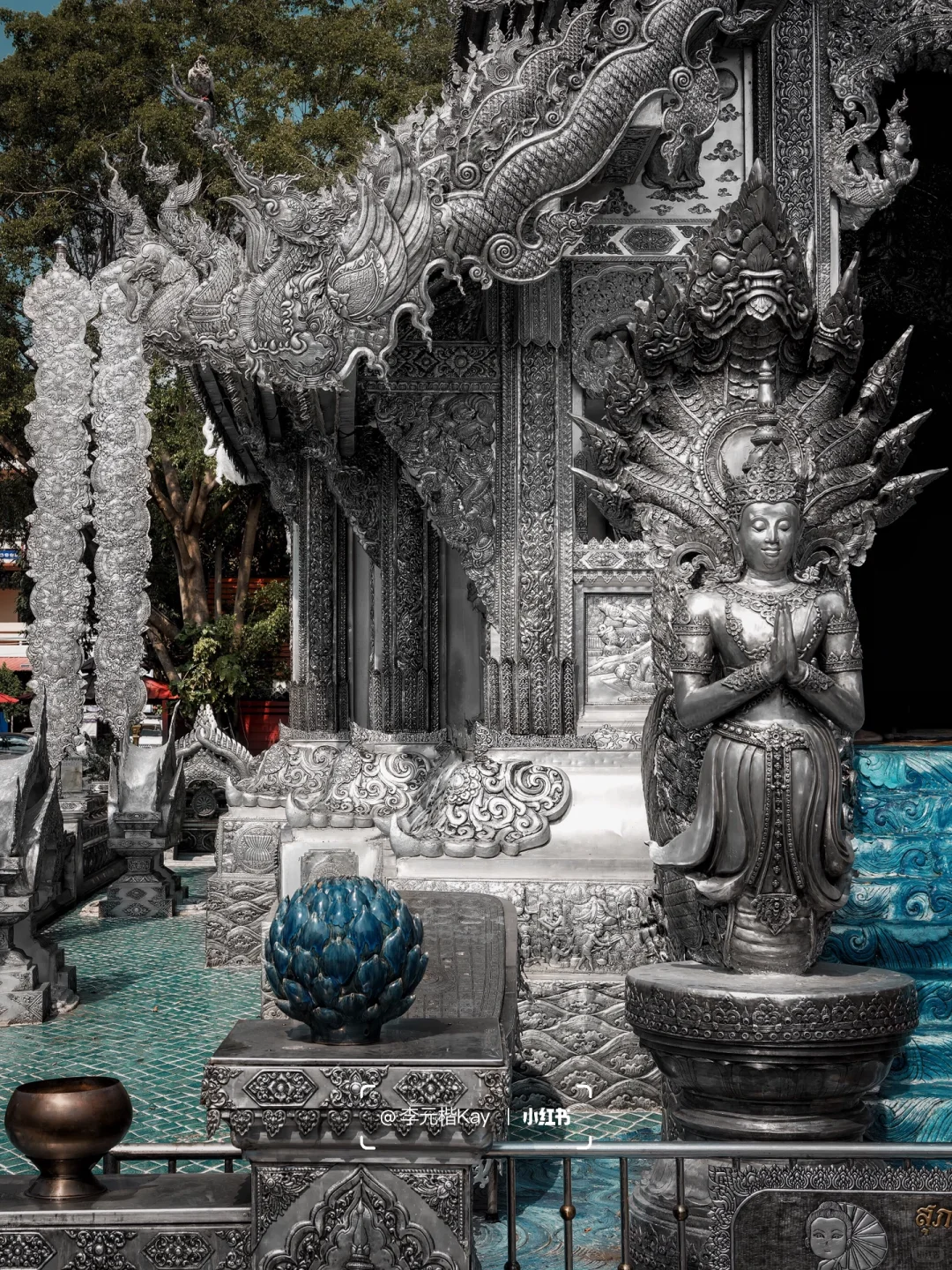 清迈小众打卡地｜用银子打造的寺庙