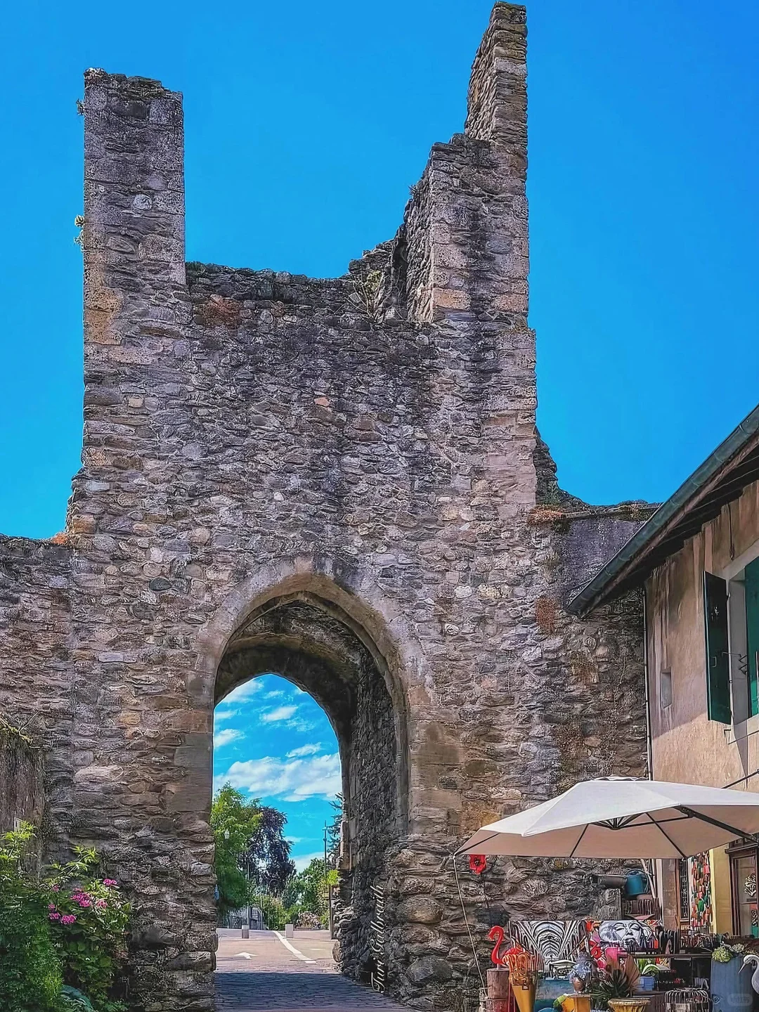 法国人的嘴真严啊💐人少景美的湖畔鲜花小镇