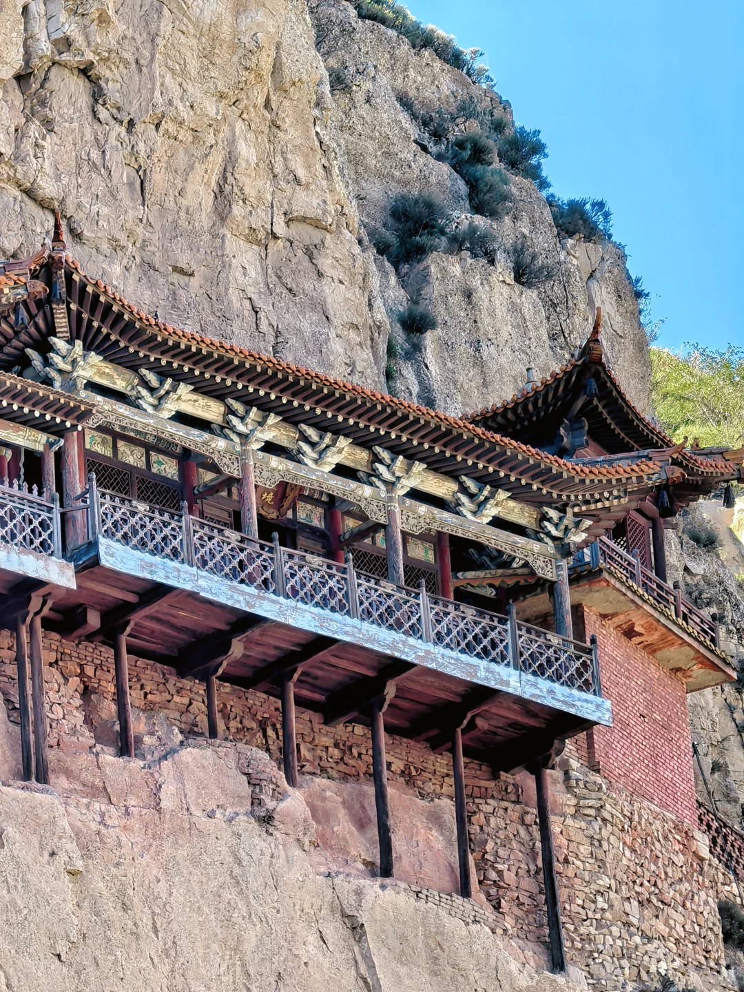 99%的人不知道大同还有一座免费的悬空寺❗