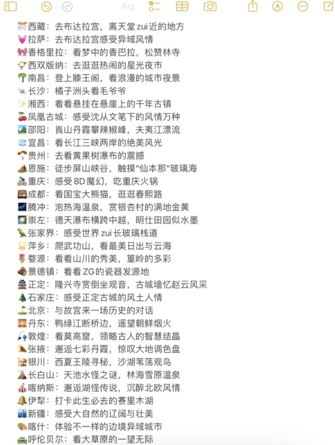 女孩子👧一定要打卡的30个城市🌆