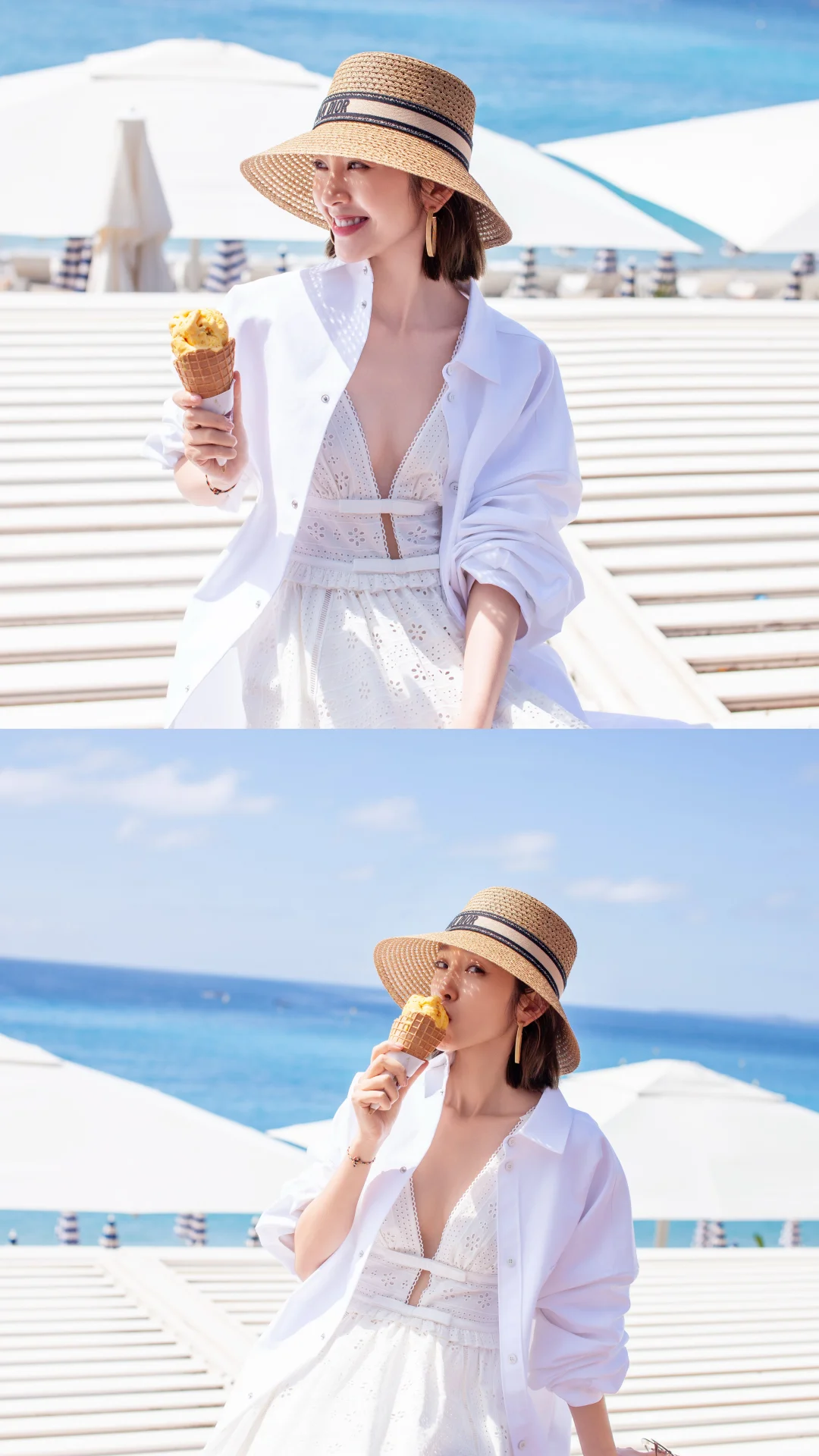 阳光是最好的滤镜，打卡南法的海~