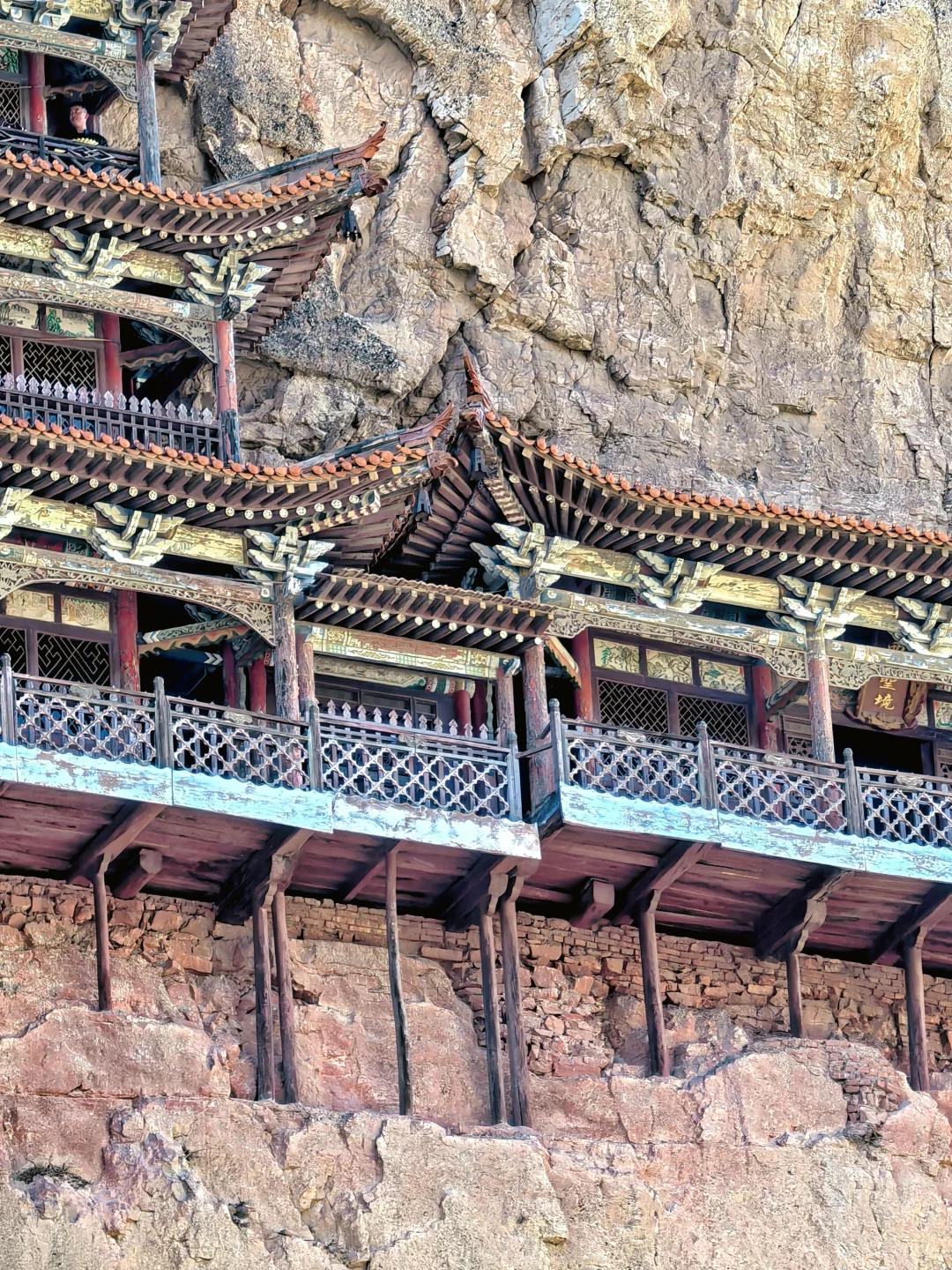 99%的人不知道大同还有一座免费的悬空寺❗