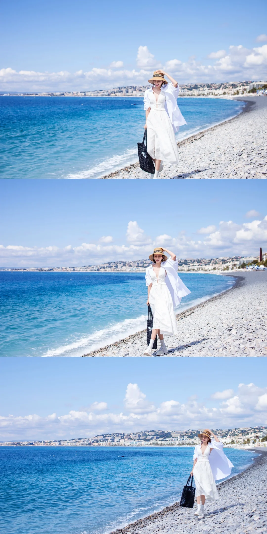 阳光是最好的滤镜，打卡南法的海~