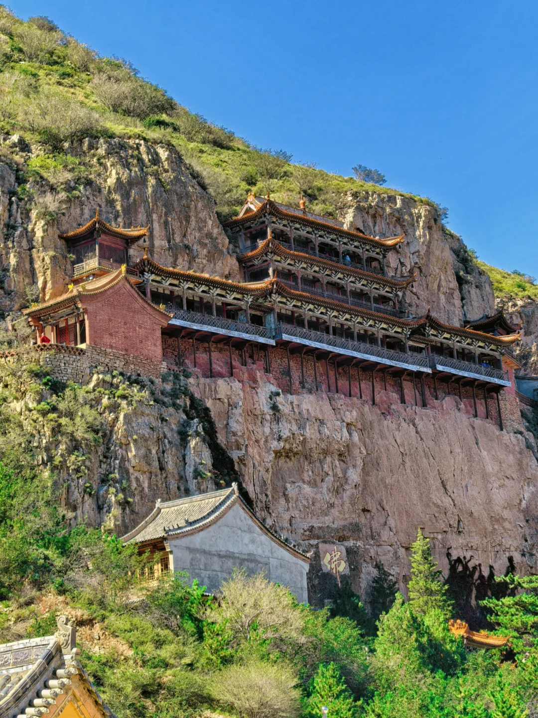 99%的人不知道大同还有一座免费的悬空寺❗