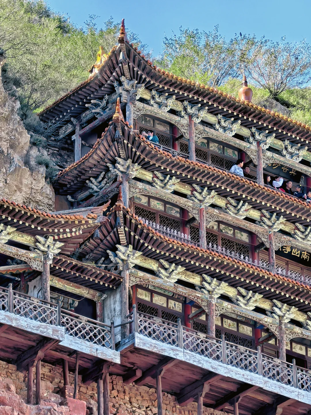 99%的人不知道大同还有一座免费的悬空寺❗
