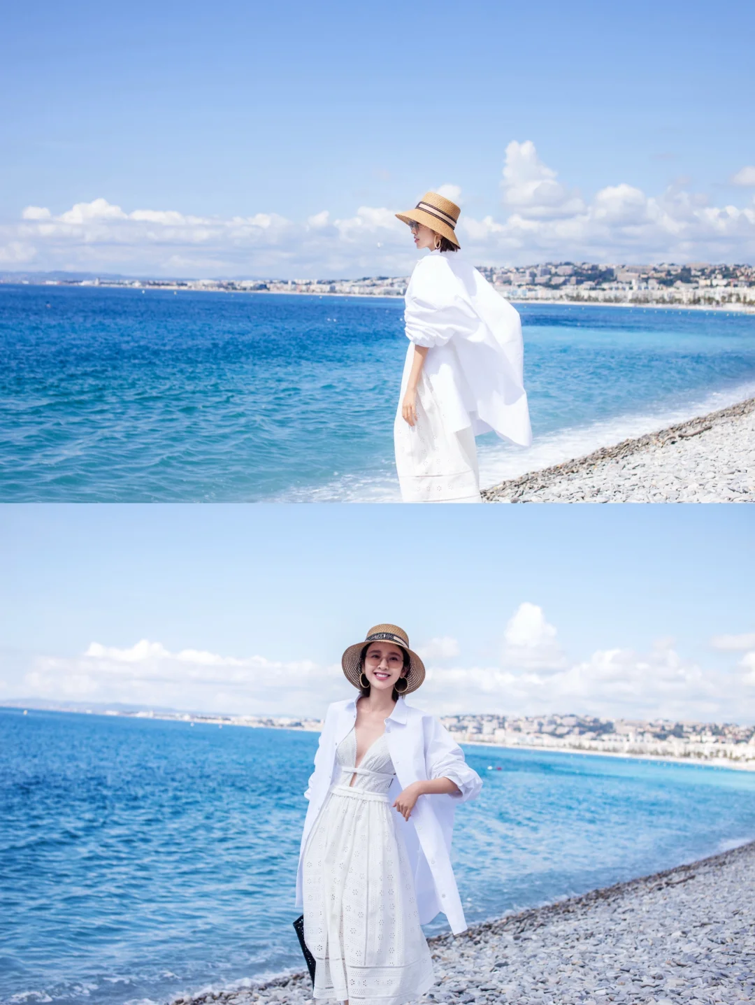 阳光是最好的滤镜，打卡南法的海~