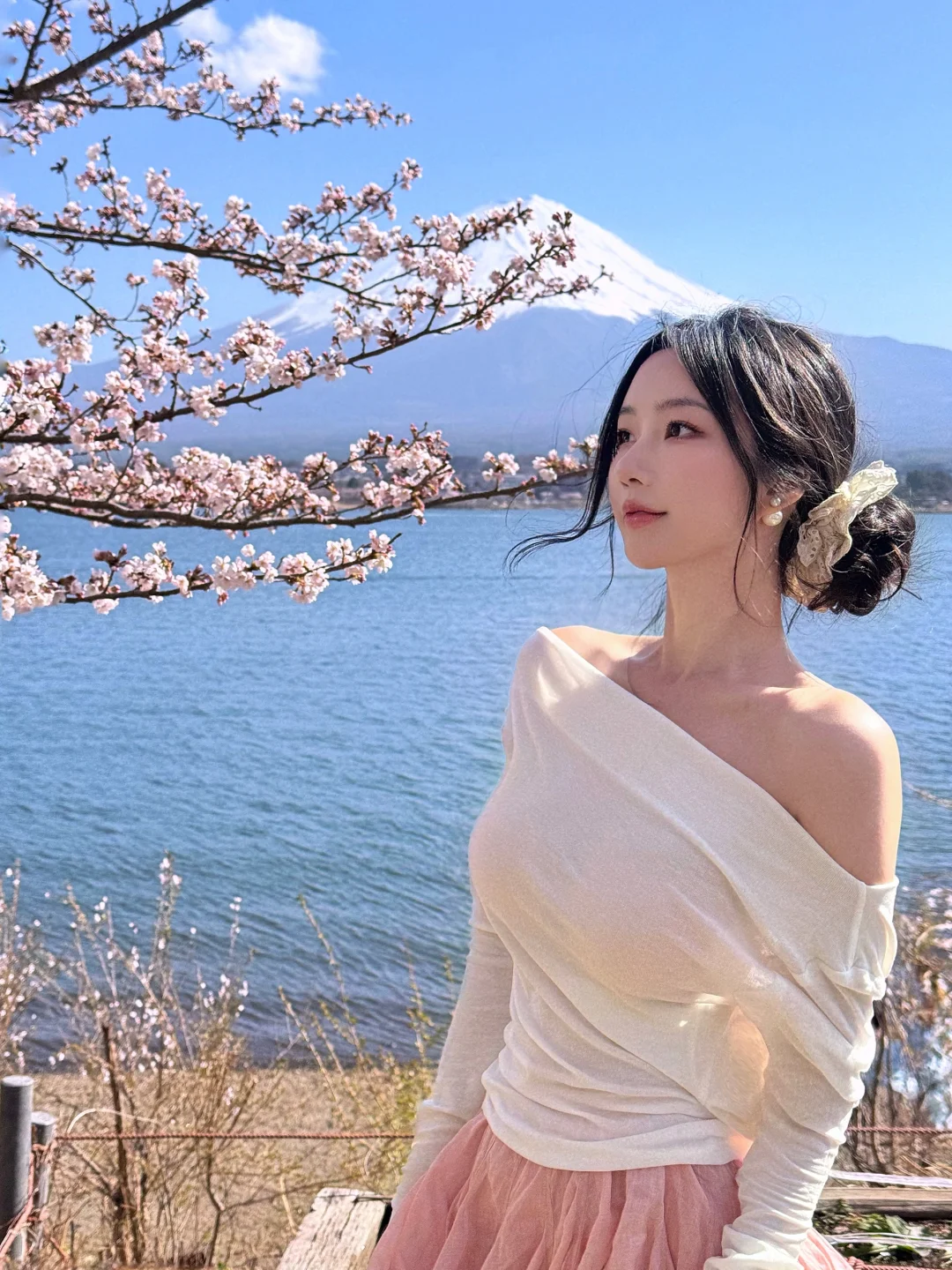 日本｜富士山樱花富豪🌸芦苇荡绝景长崎公园