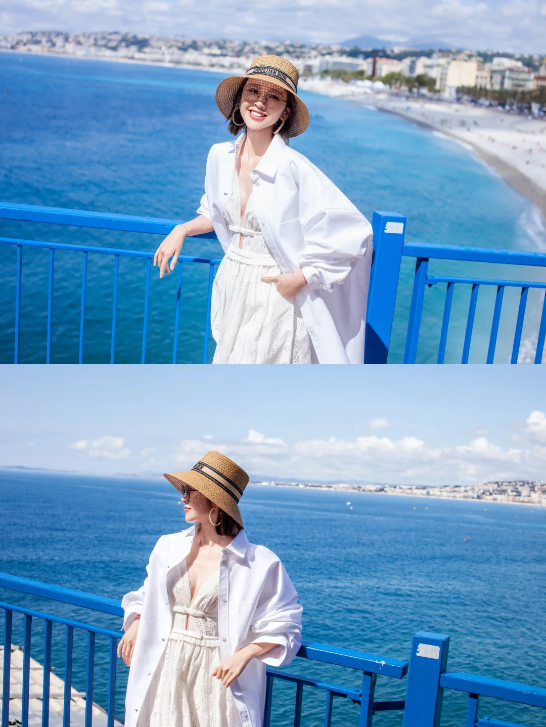 阳光是最好的滤镜，打卡南法的海~