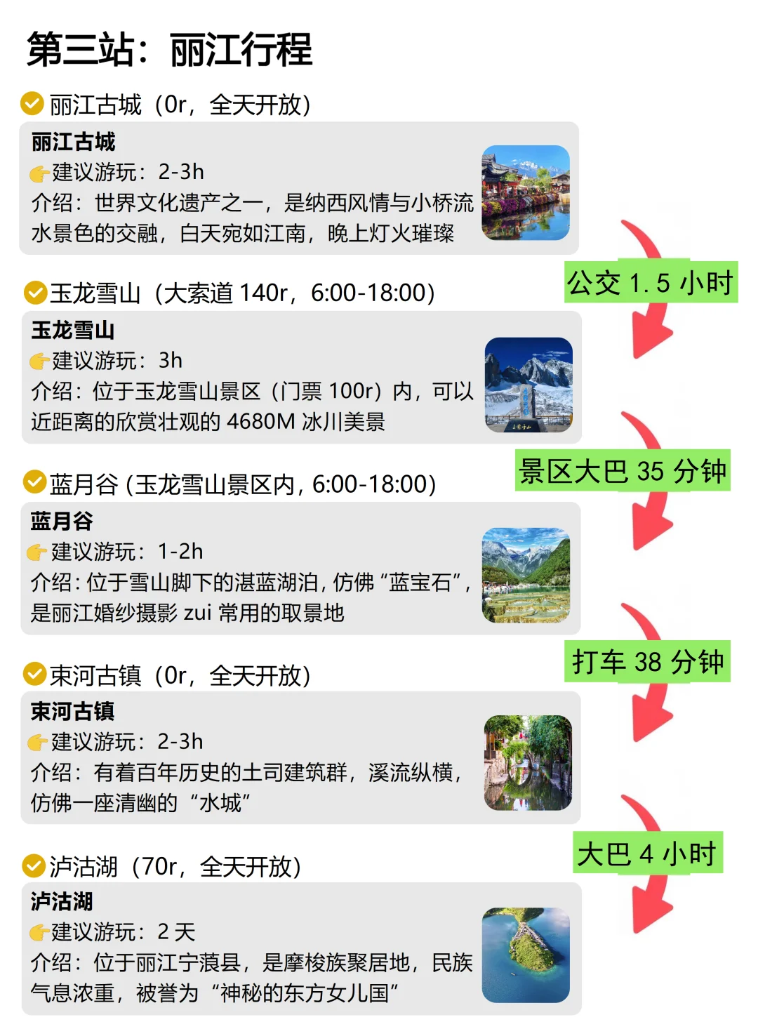 对自己做的云南旅游攻略满意哭了（复盘版）