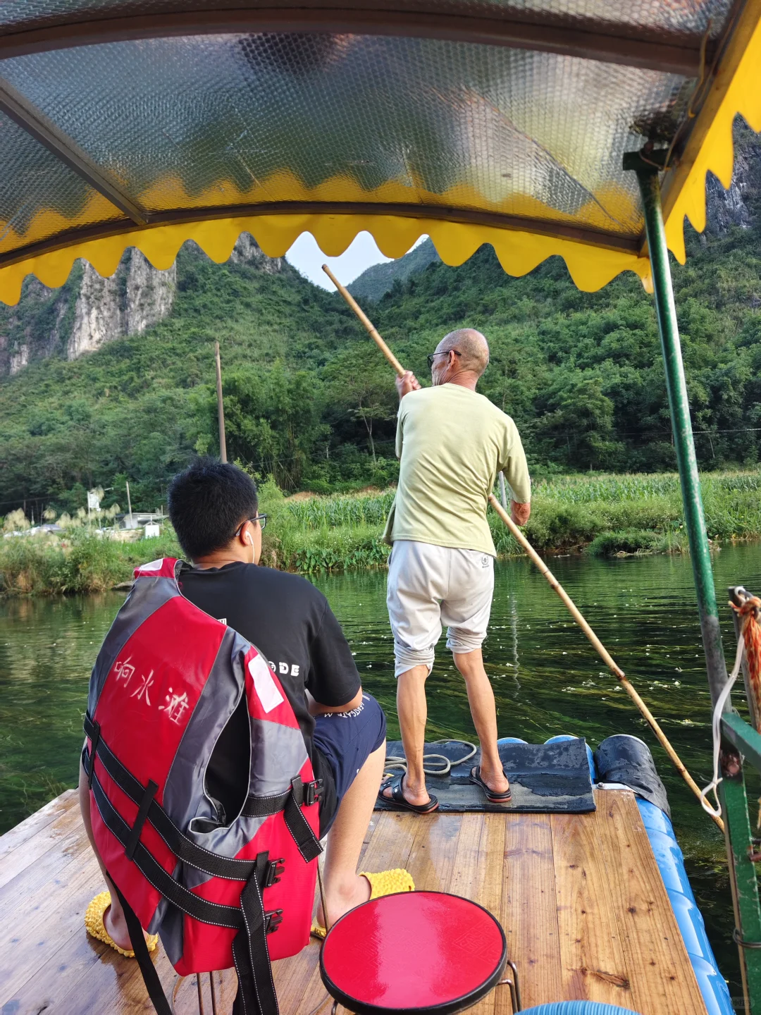 都安响水关 竹筏游 10元一次 广西旅游攻略