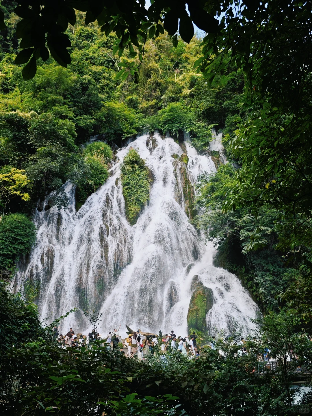 10月4号下午进荔波小七孔，没堵😳