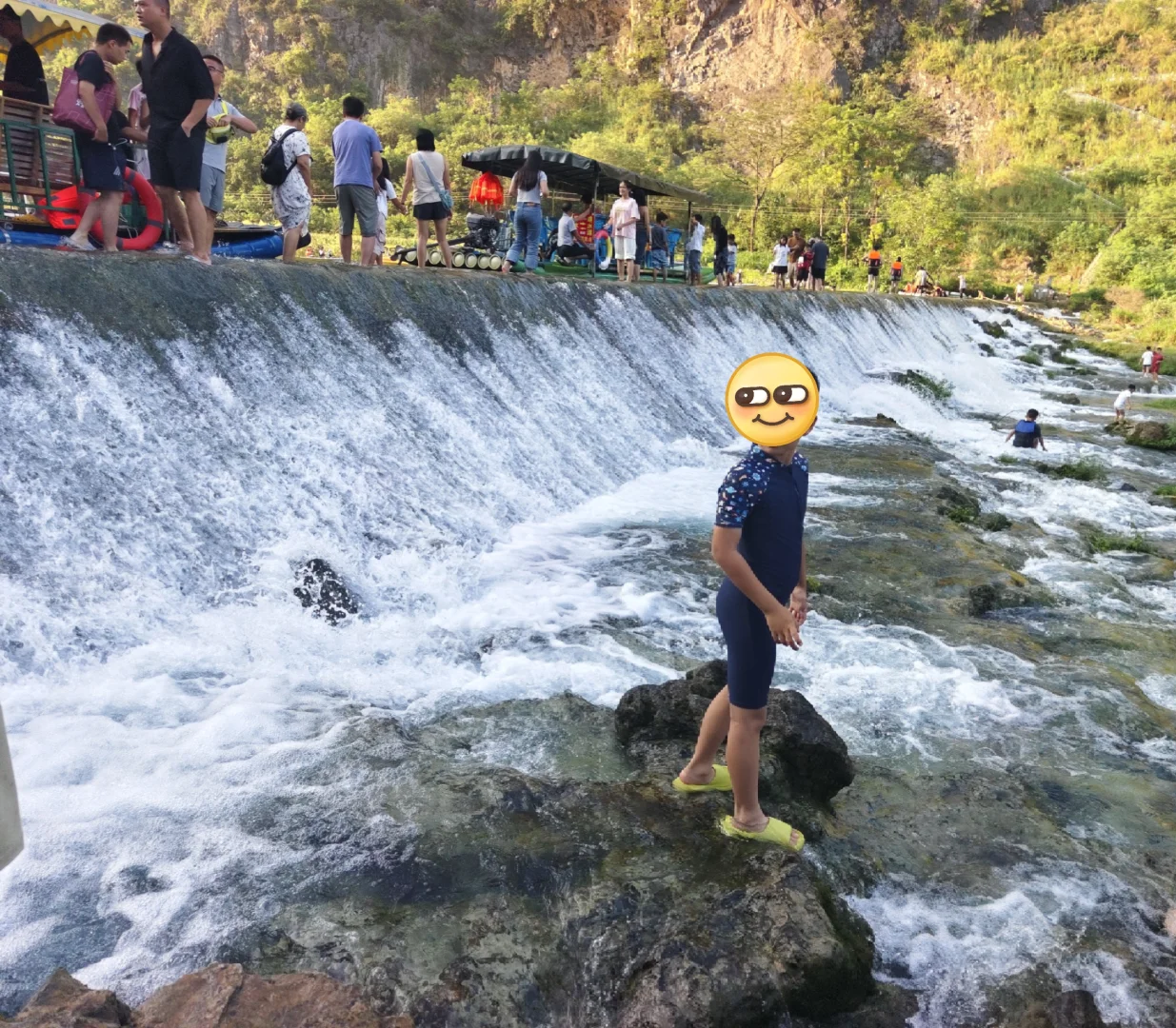 都安响水关 竹筏游 10元一次 广西旅游攻略