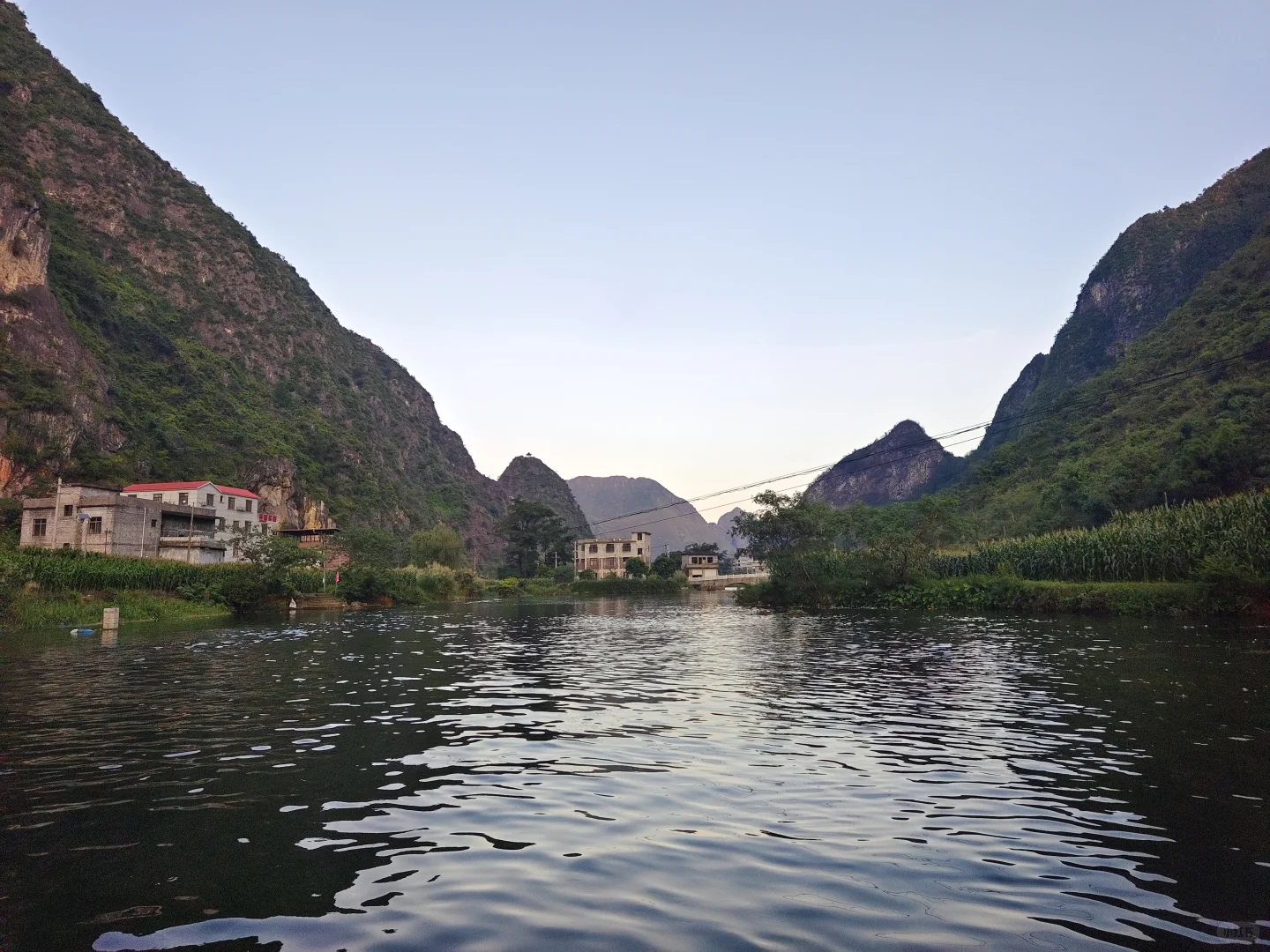 都安响水关 竹筏游 10元一次 广西旅游攻略