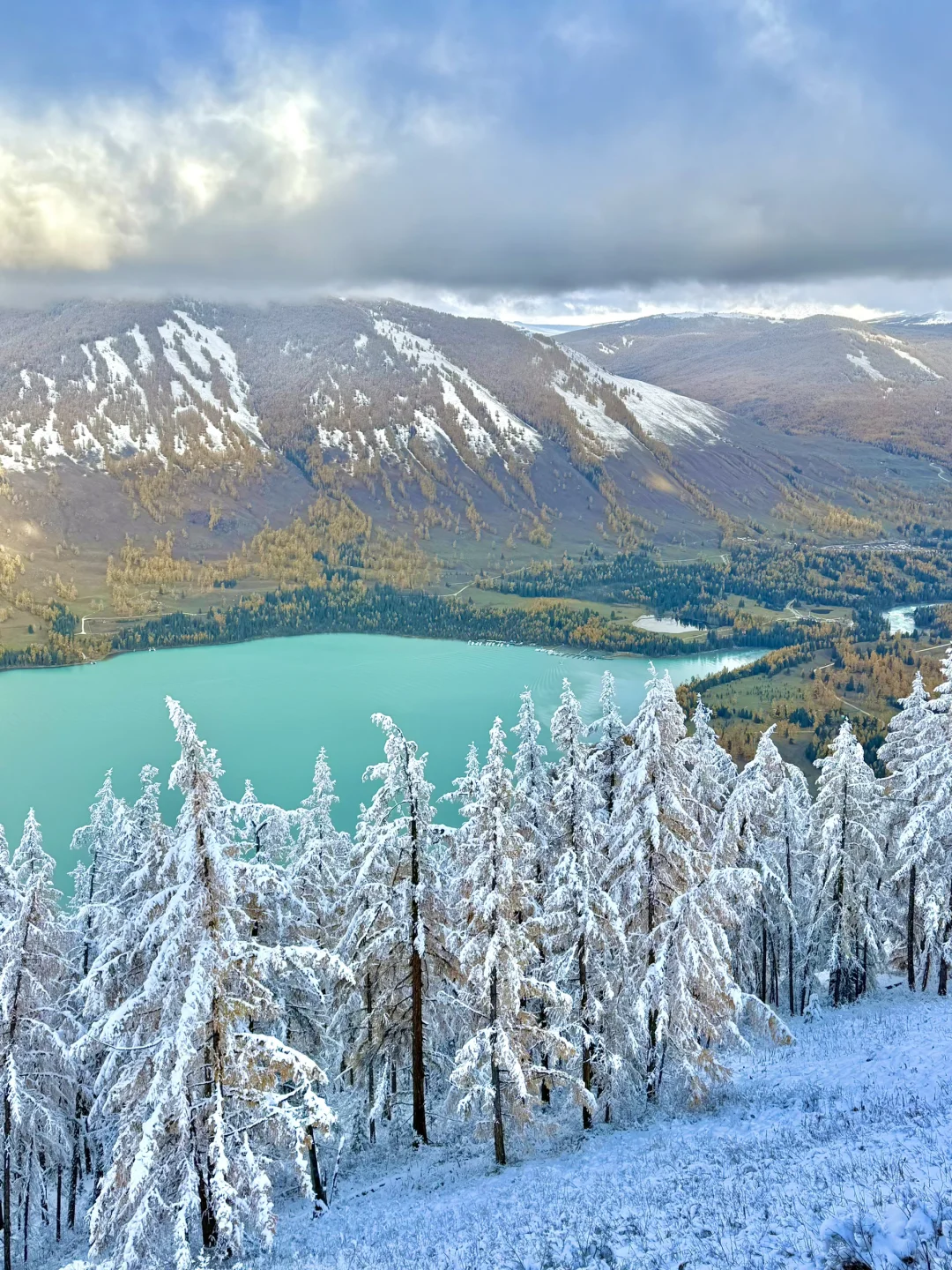 人间仙境 国庆喀纳斯初雪❄️