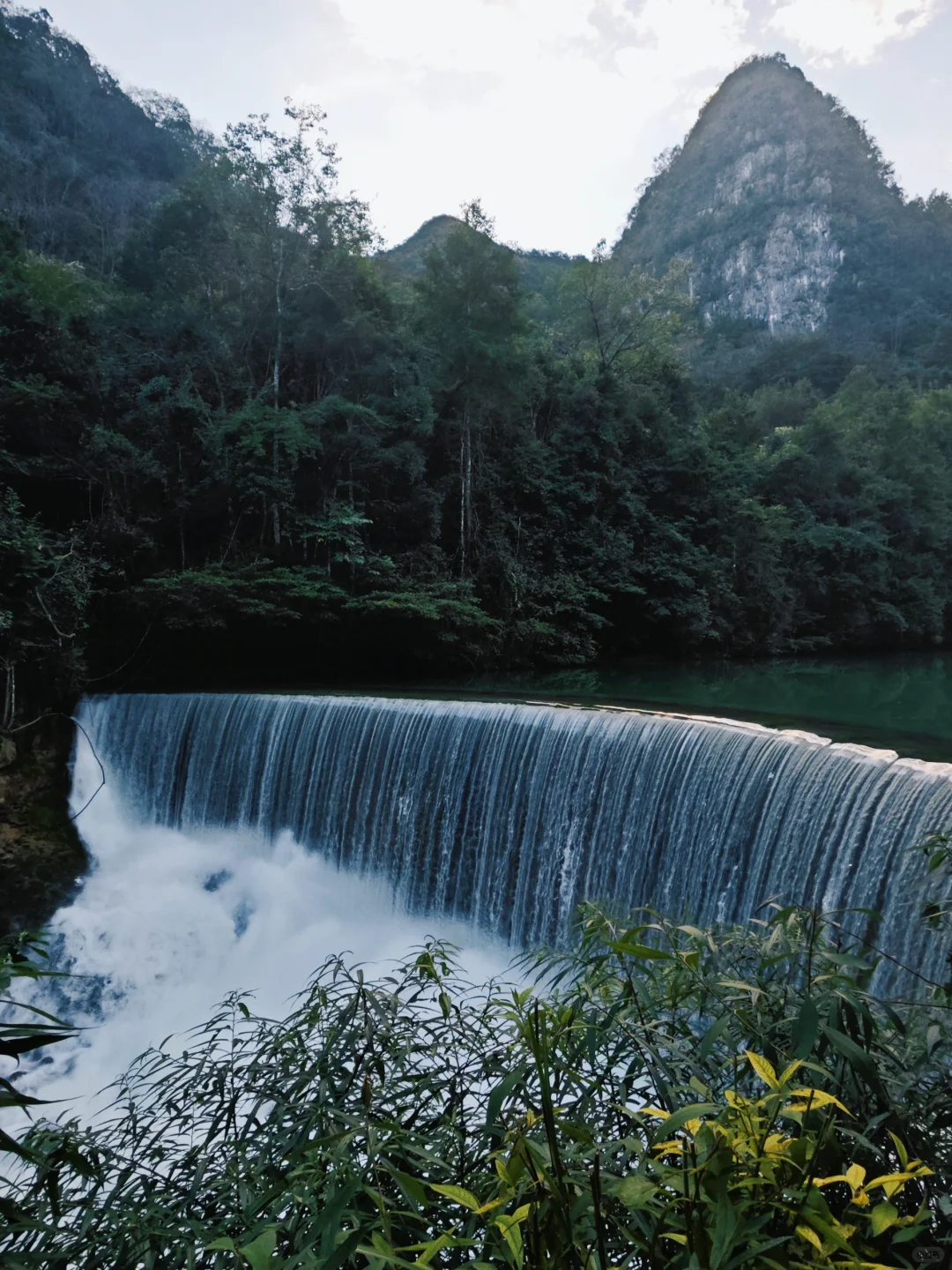 10月4号下午进荔波小七孔，没堵😳