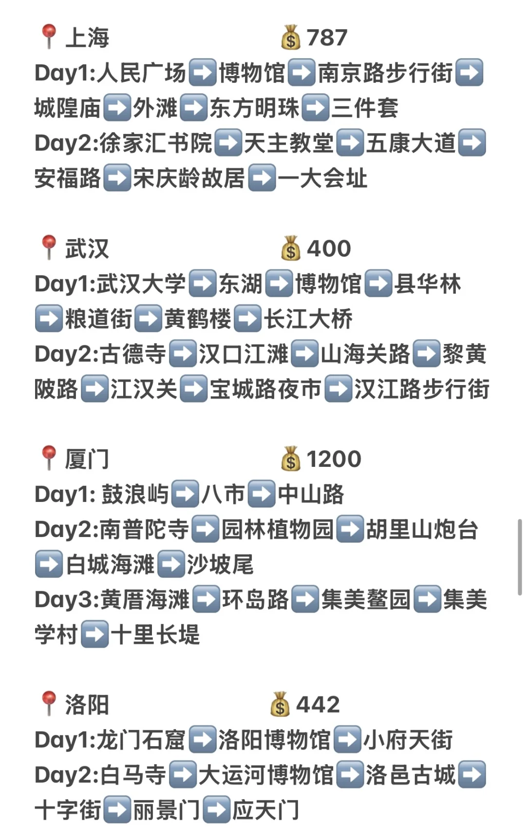 郑州出发‼️花3.5w我去了65个城市周末旅行