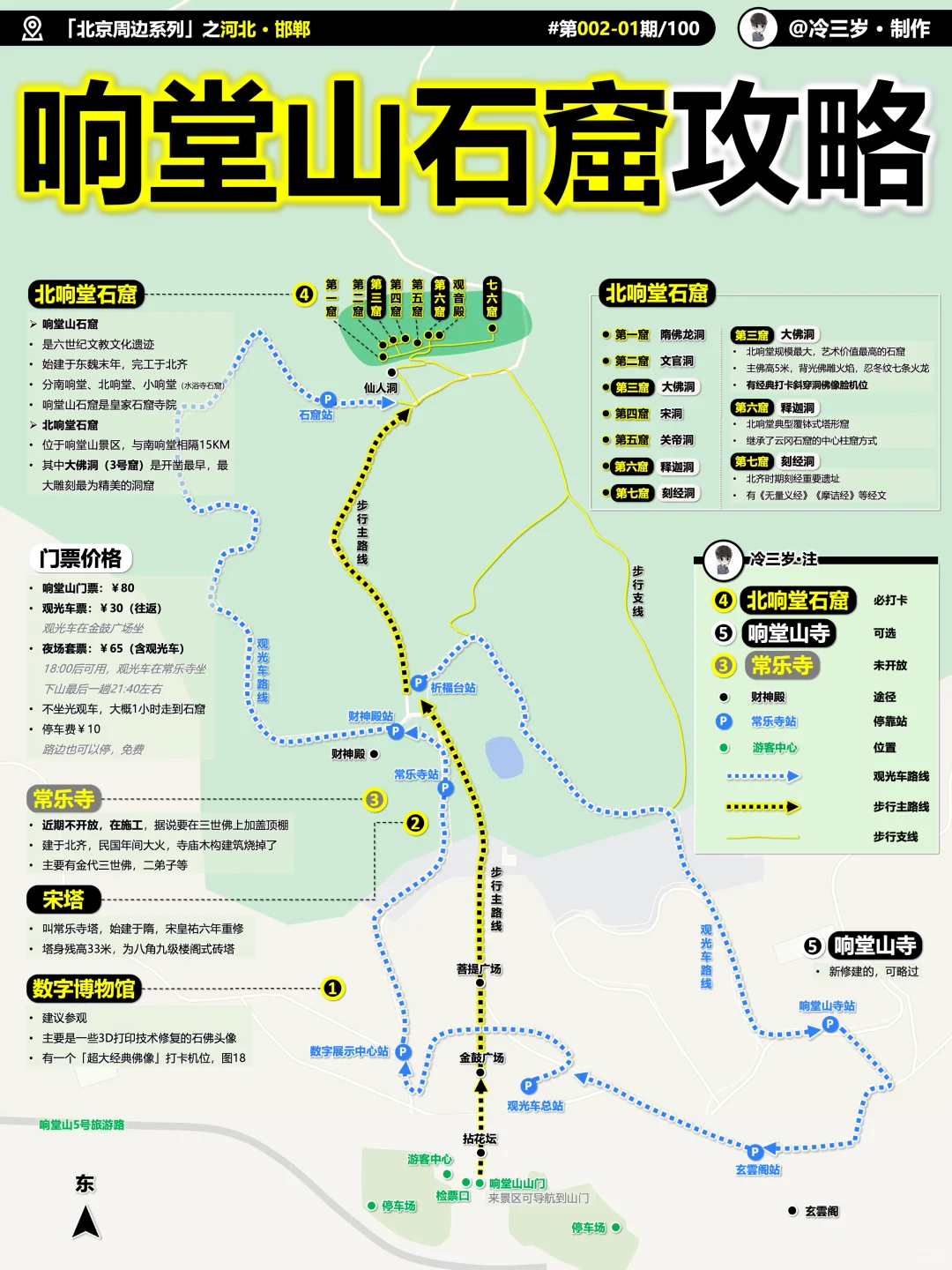 我终于把邯郸旅游攻略画清楚了，20张图！