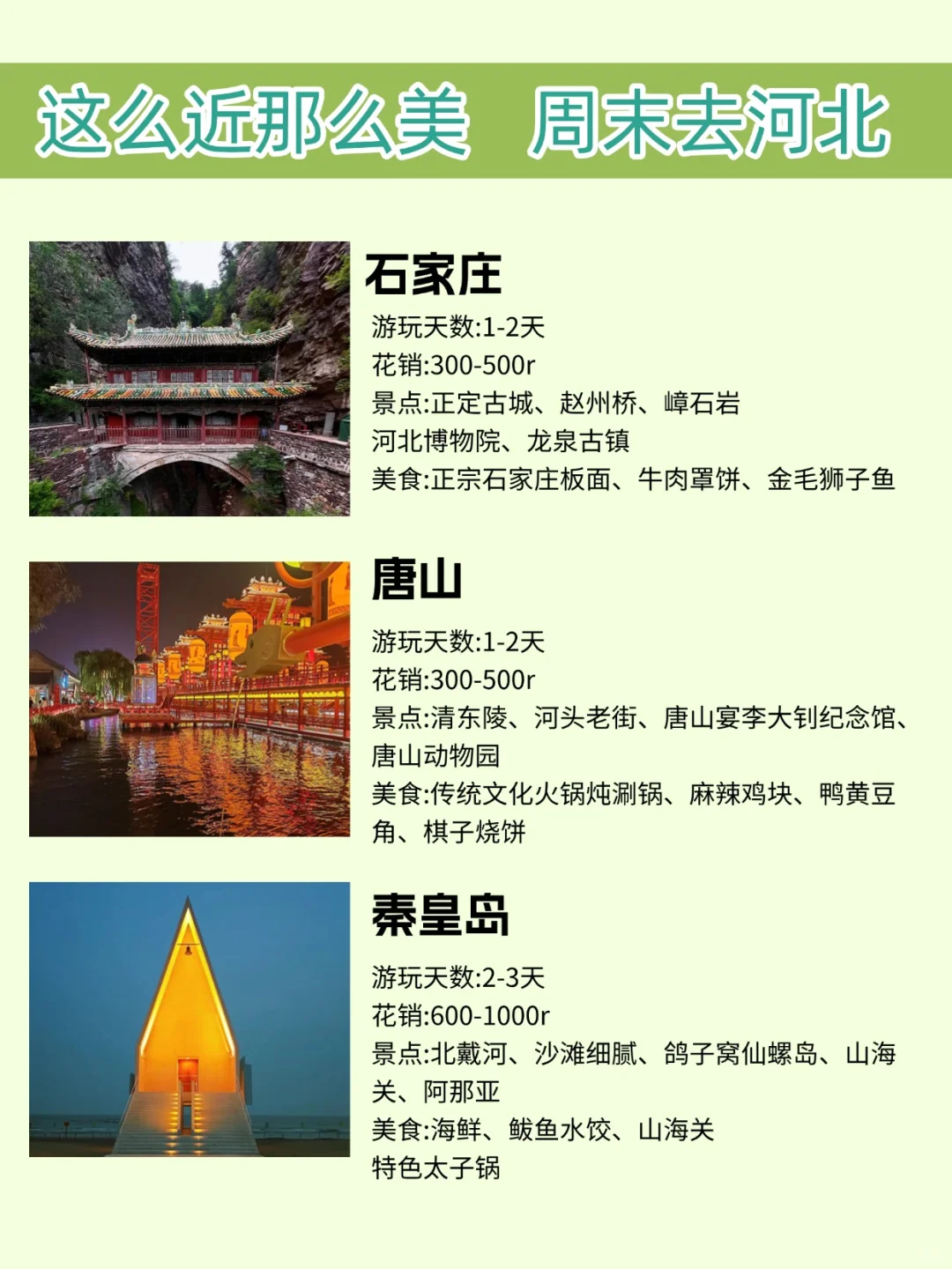 河北Top5景点不看亏大了｜去过的都说好