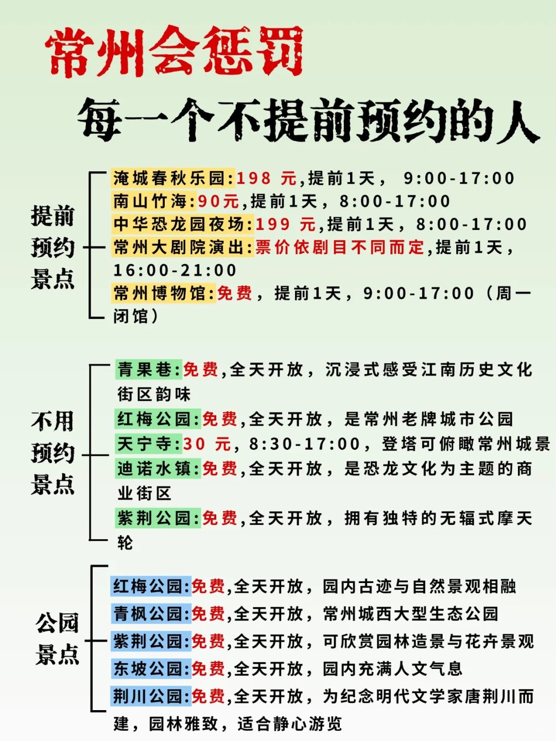 常州三天两夜✨ 超全逛吃攻略🌟 附住宿