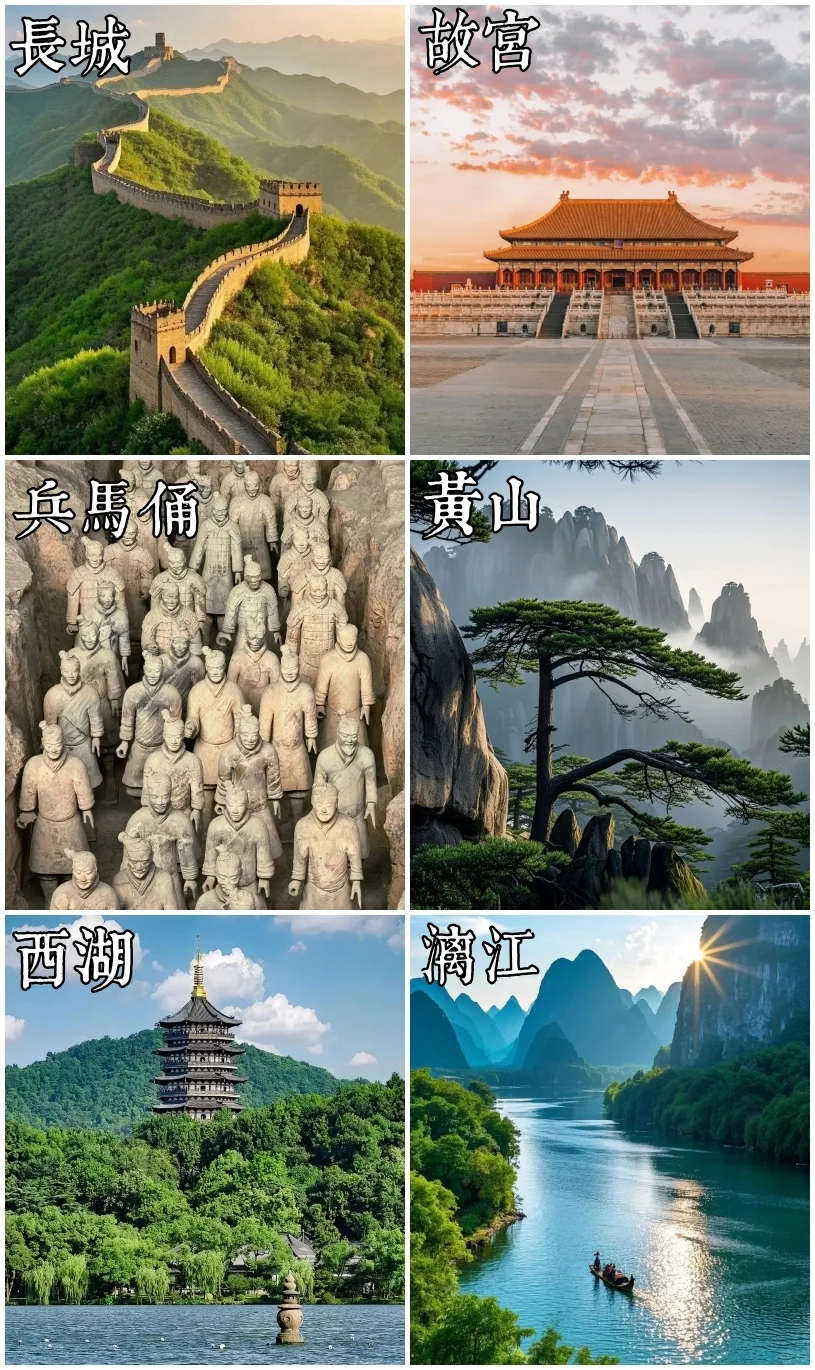 十大风景名胜，你去过几个？三个算及格！