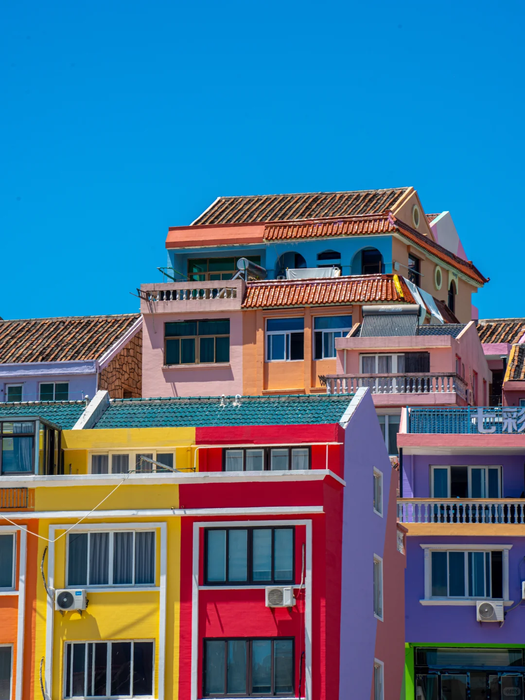 不是意大利❗️是浙江被严重低估的七彩渔村❗️