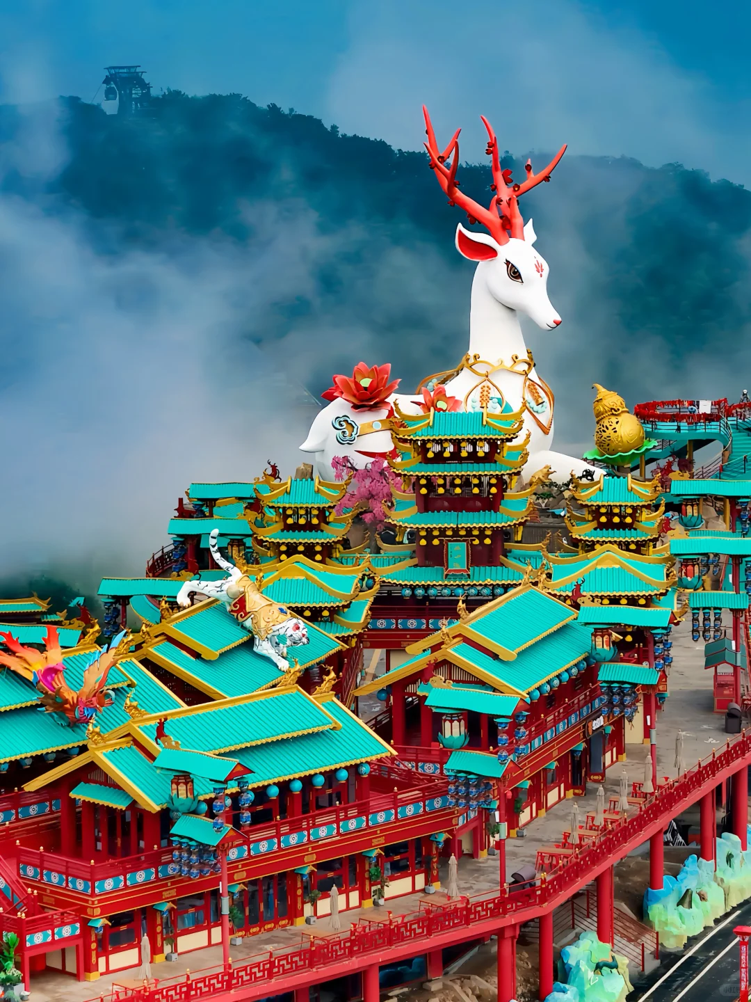 浙江沪‼️一定要带娃去一次的高空童话世界🦌