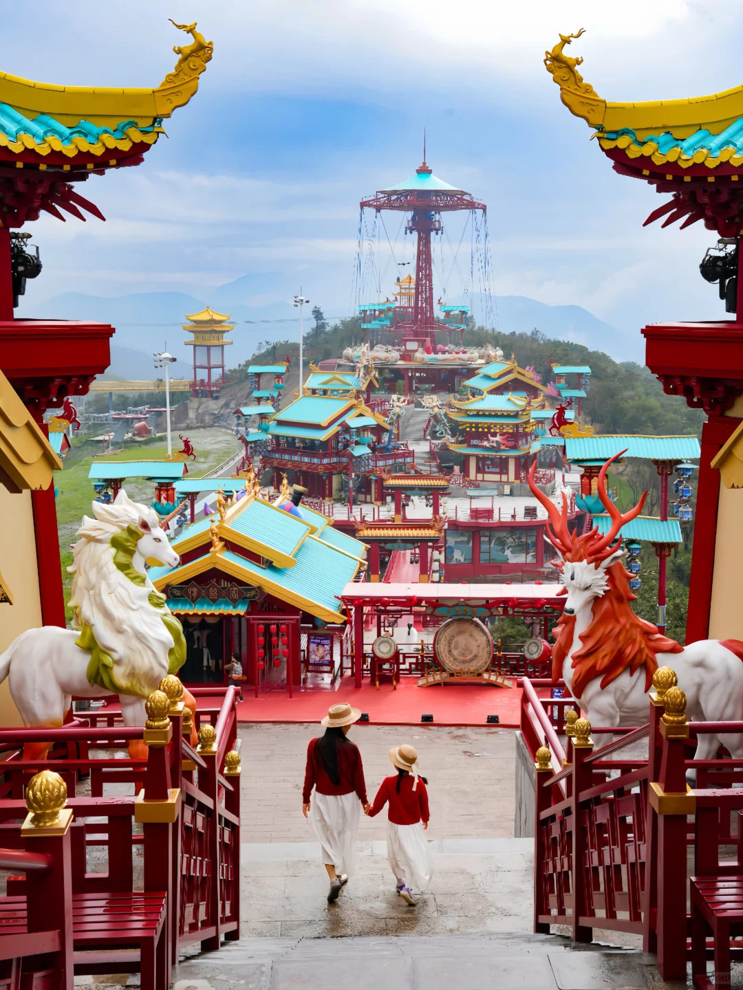 浙江沪‼️一定要带娃去一次的高空童话世界🦌