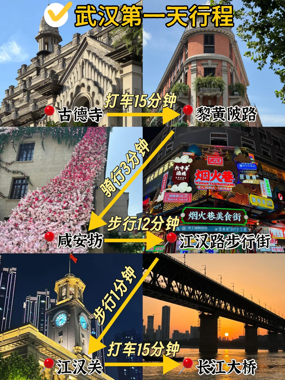 武汉📍两天一夜｜不废腿版保姆级逛吃攻略