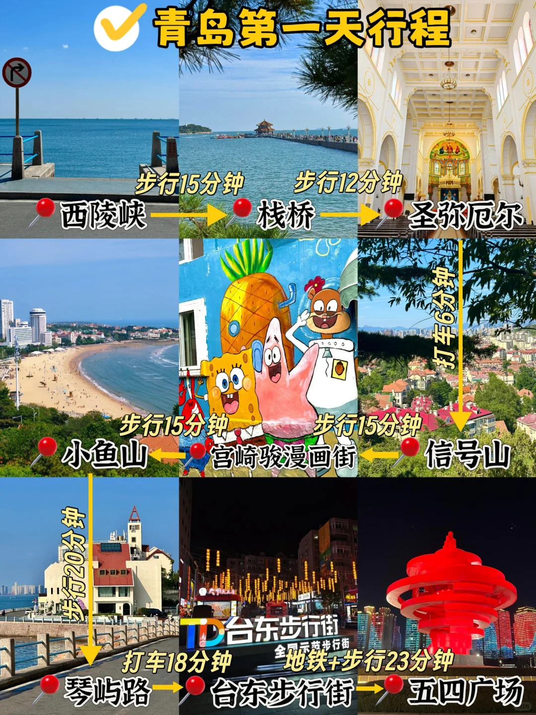 青岛📍两天一夜｜保姆级逛吃攻略，超详细