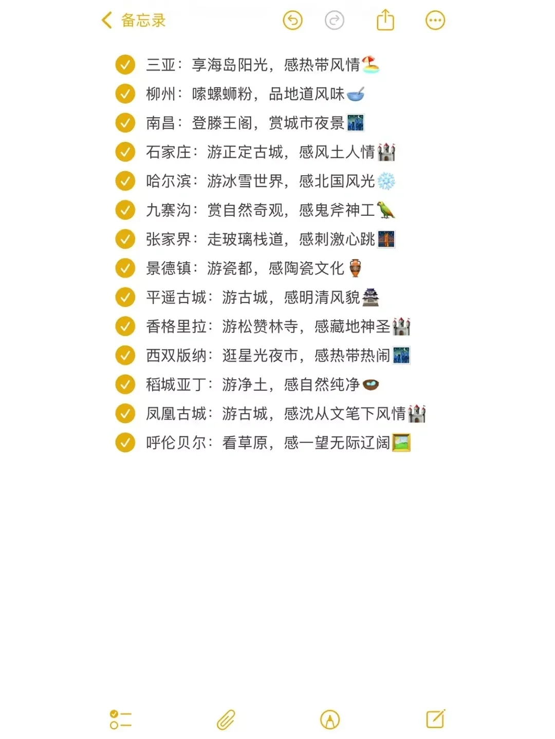 女孩子60岁前值得打卡的城市清单✨