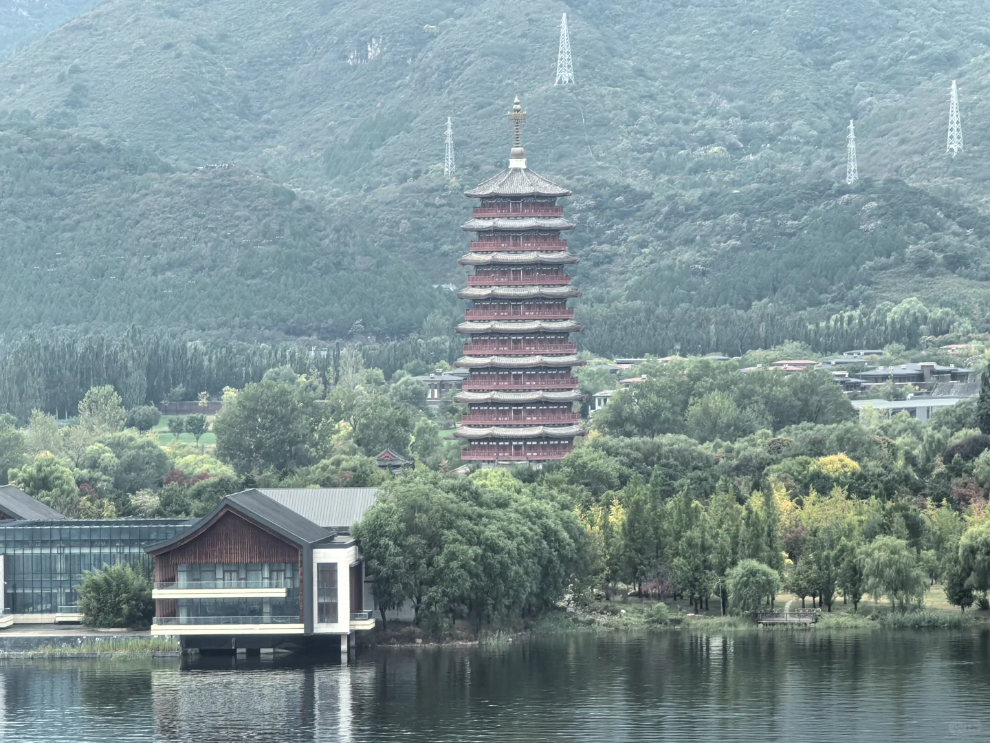 雁栖湖去了