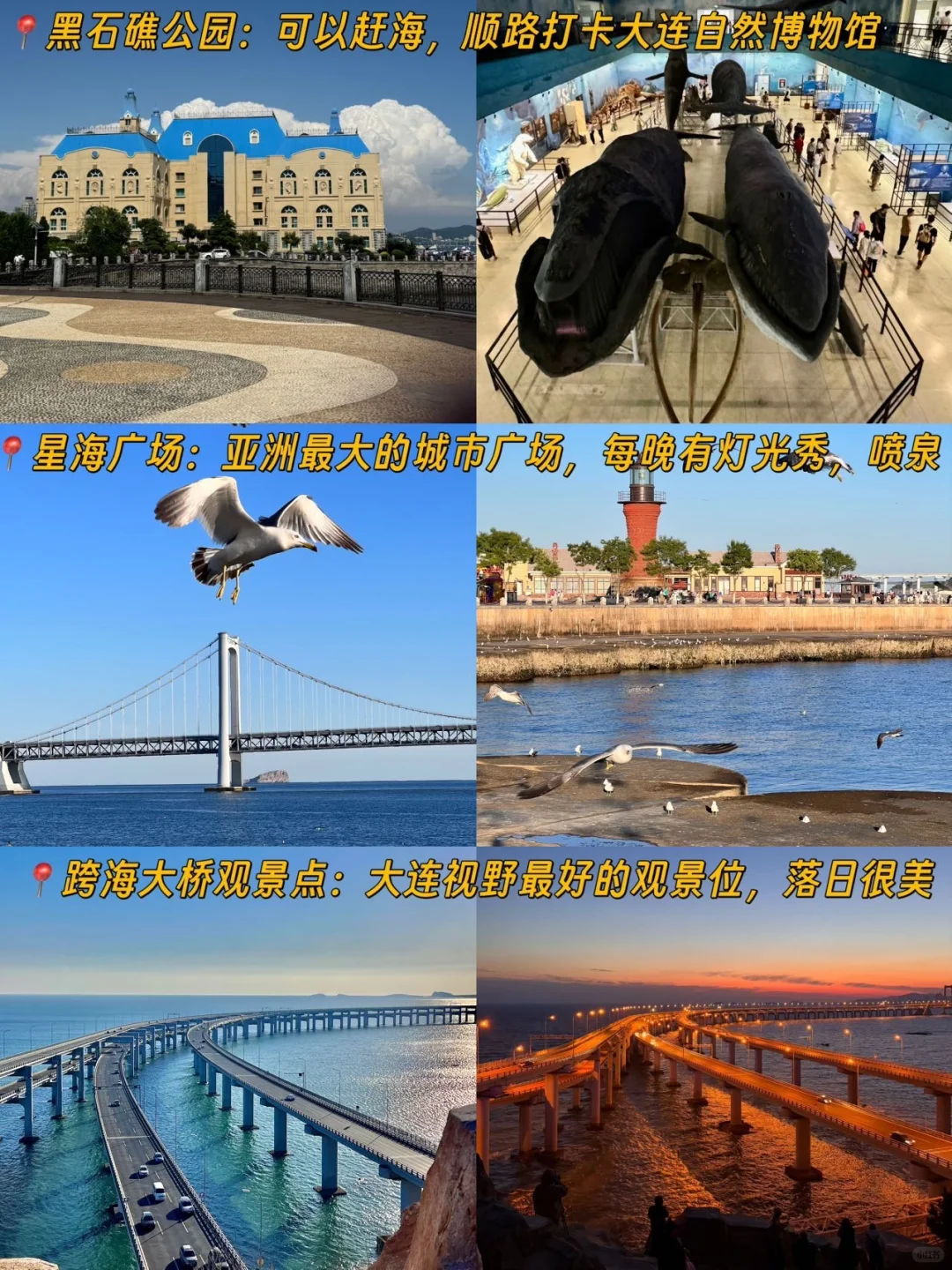 来大连📍看海指南1️⃣2️⃣个必打卡美景（免费