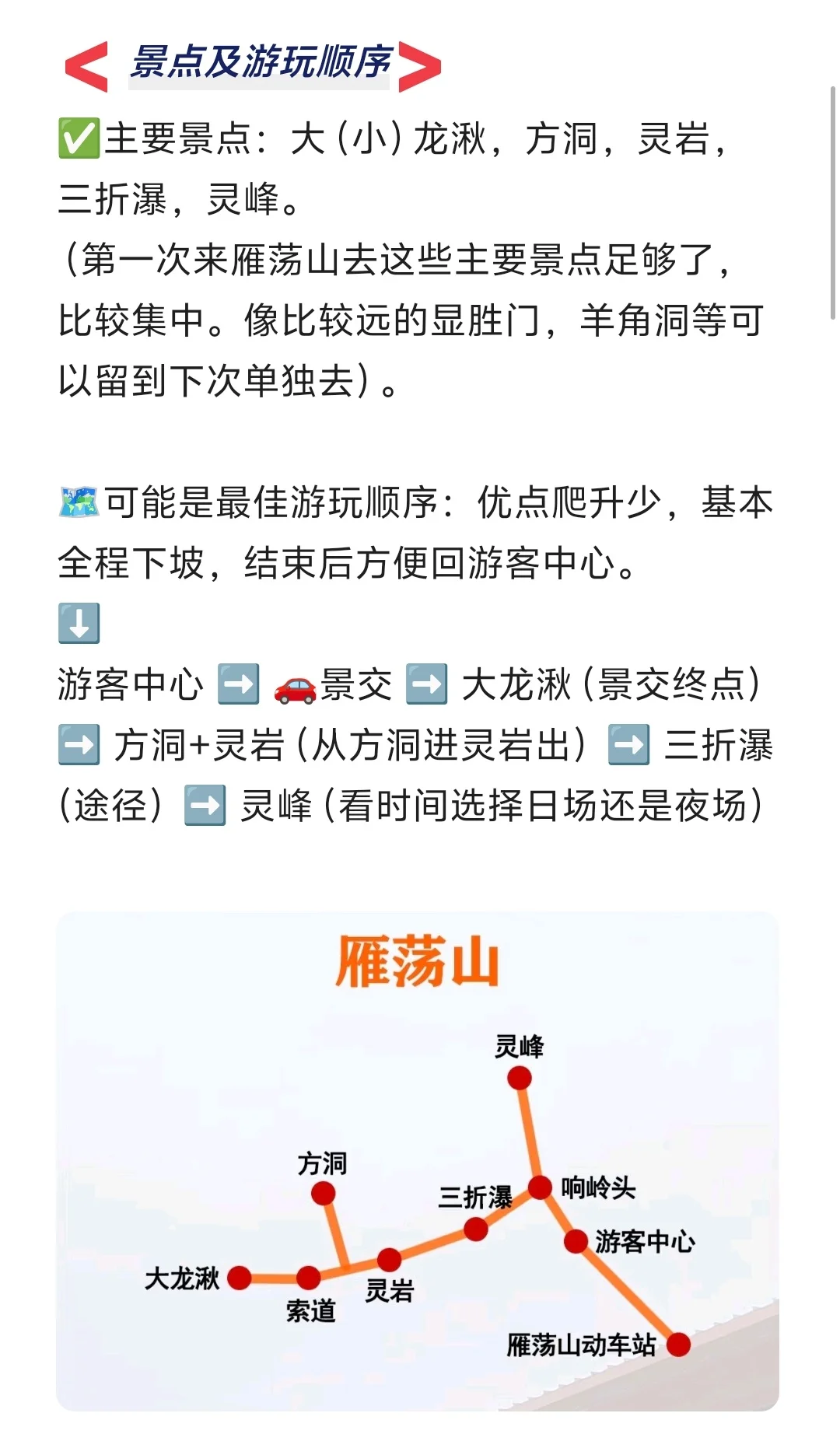 雁荡山⛰️从从容容，游刃有余一日攻略📝