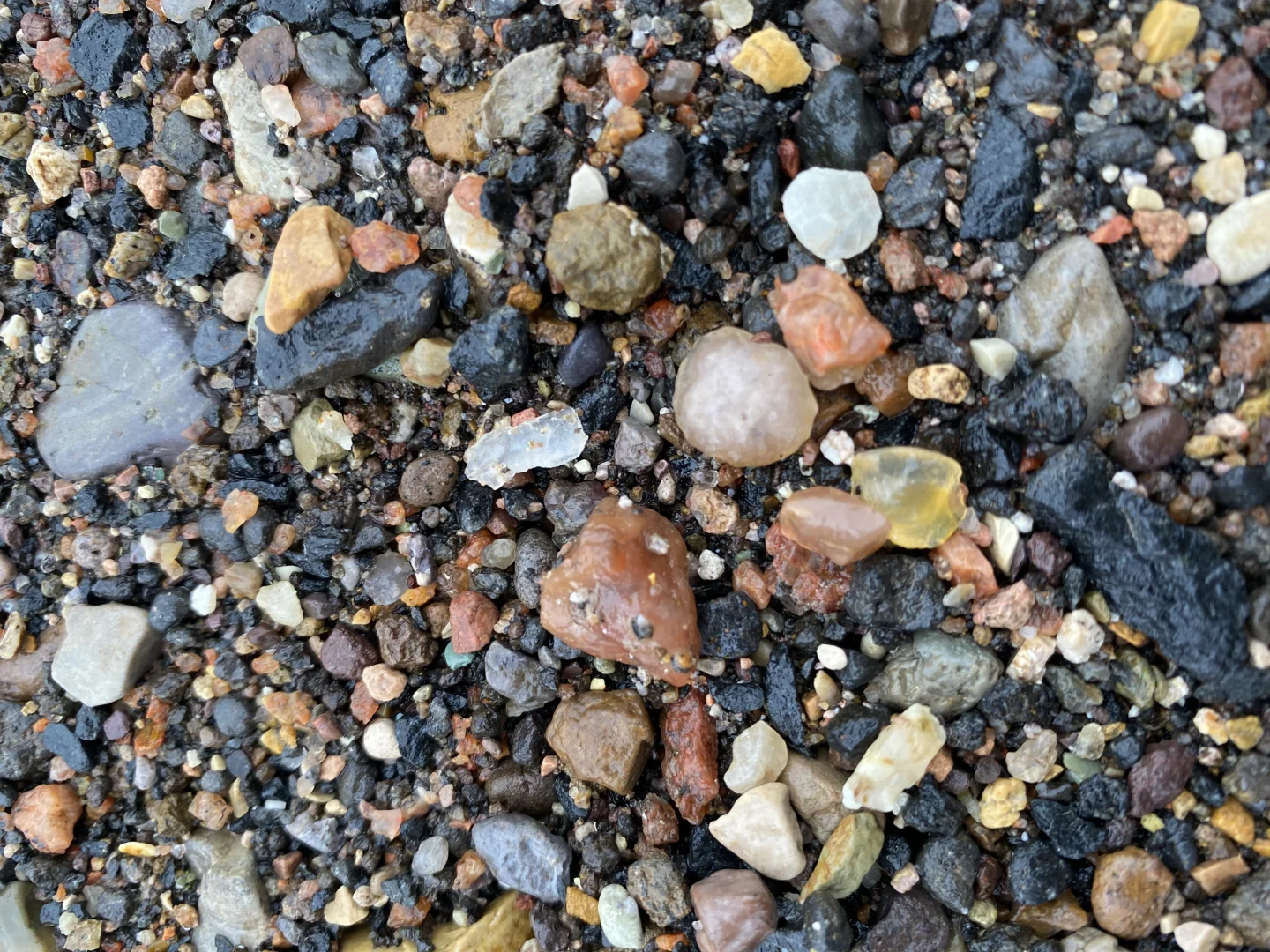 灰泉子村捡玛瑙，整片河滩都是亮晶晶✨宝石！