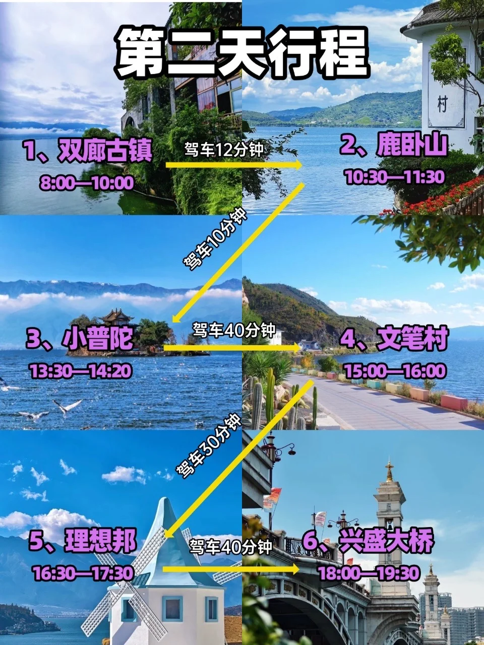 大理旅游攻略📍两天一夜行程!!!