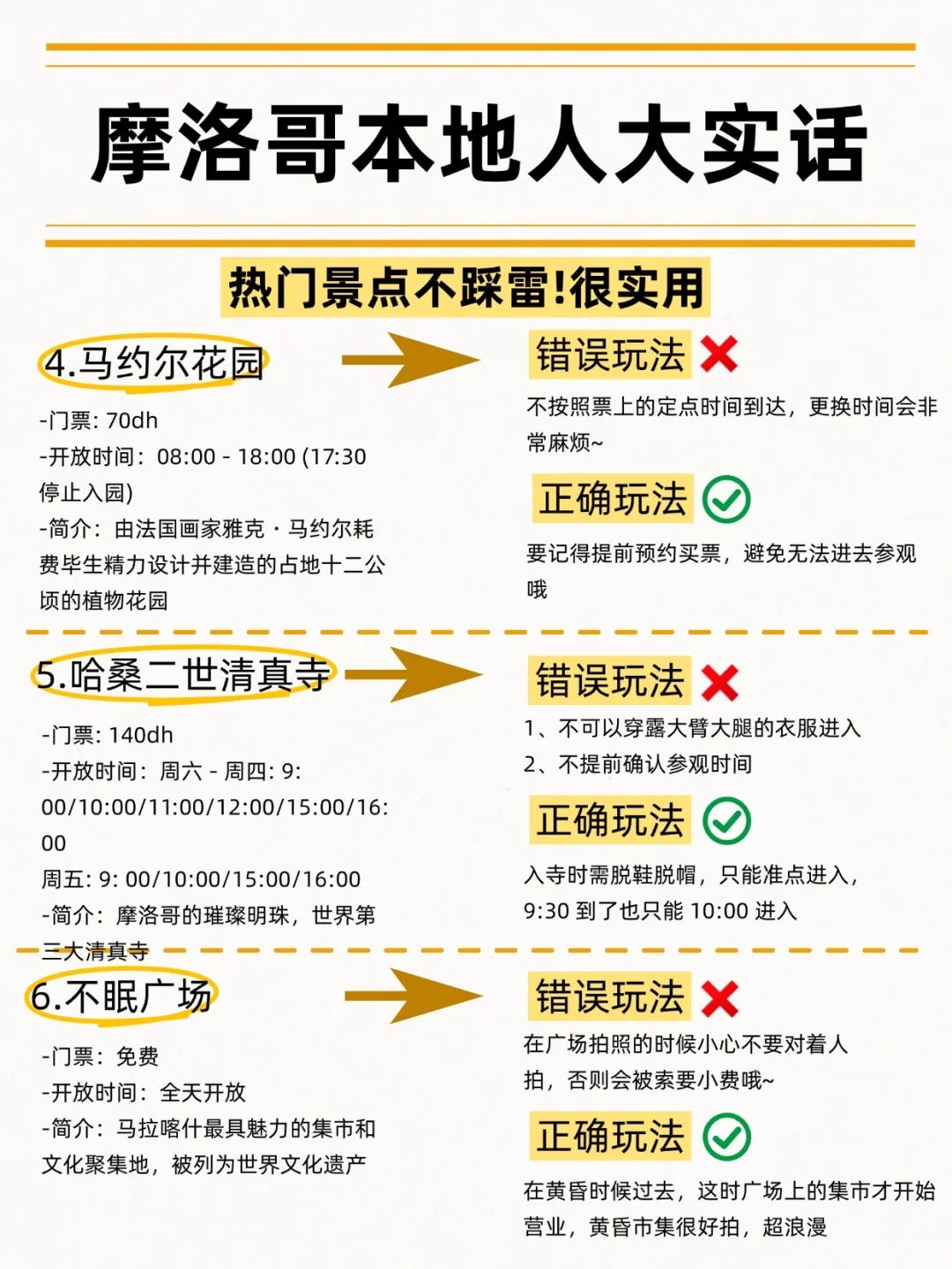 摩洛哥|本地人大实话！